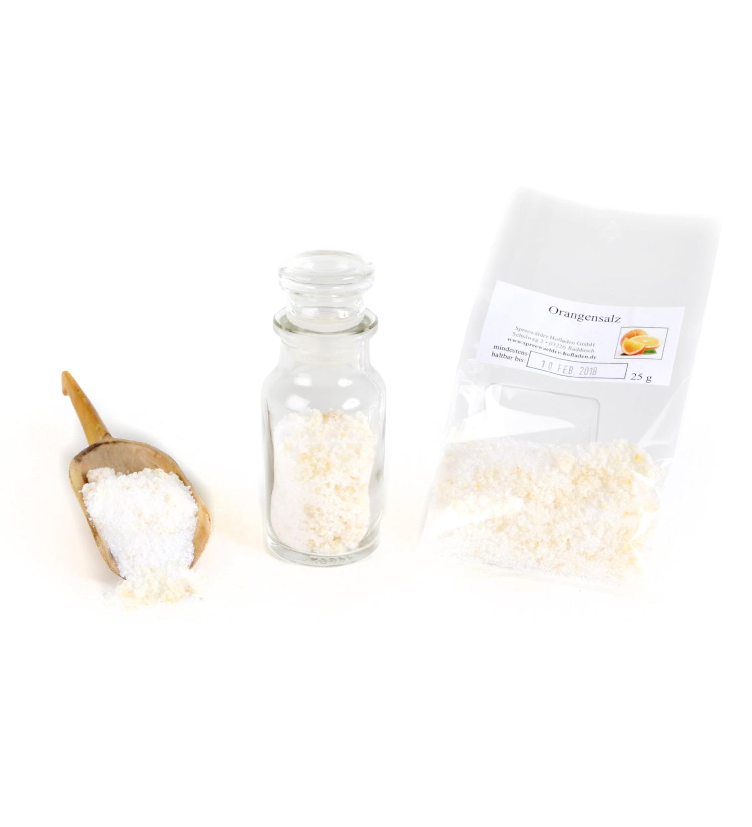  Feine W rze Orange salt sea salt spice salt fruit salt finger salt gourmet salt orange shell orange pellets decorative salt 25g - Buy Online on GoSupps.com