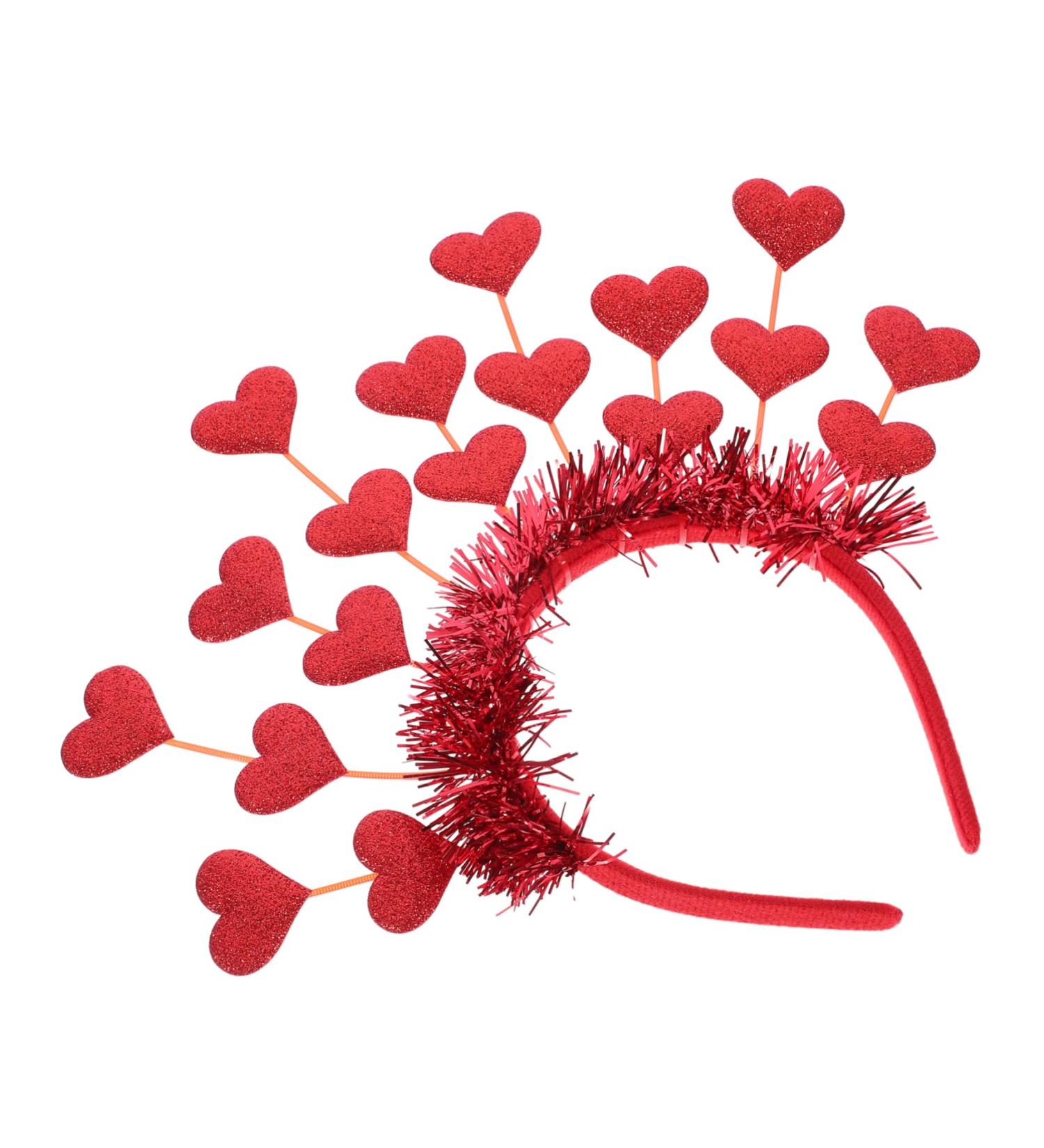 PLAFOPE Headband Hair Accessories for Valentines Day Red Heart Hairband Girl Hair Accessories Hair Accessories for Women Valentines Day Hair Accessories Valentine's Day Hair Accessories - Buy Online on GoSupps.com