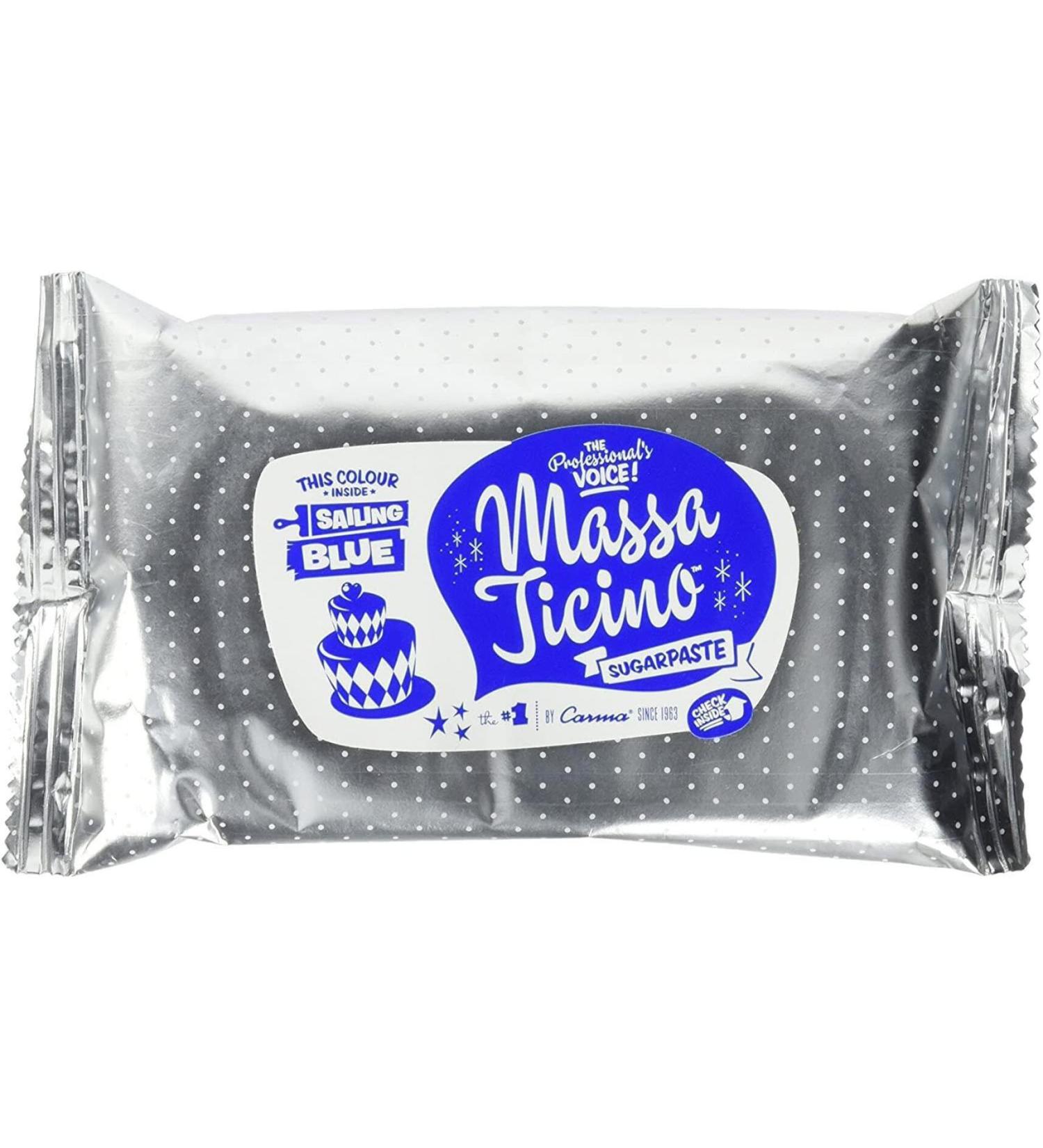 Torten Deko Shop Massa Ticino Tropic Blue 250 g