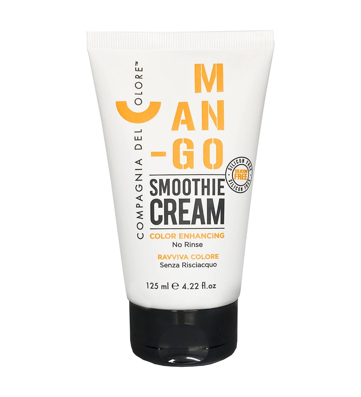  Compagnia Del Colore Compagnia del Colore - Mango Smoothie Cream - No-Restore Hair Cream with Mango with Nourishing and Repairing Action on Stressed and Treated Hair - Hair Products - 125 ml - Buy Online on GoSupps.com