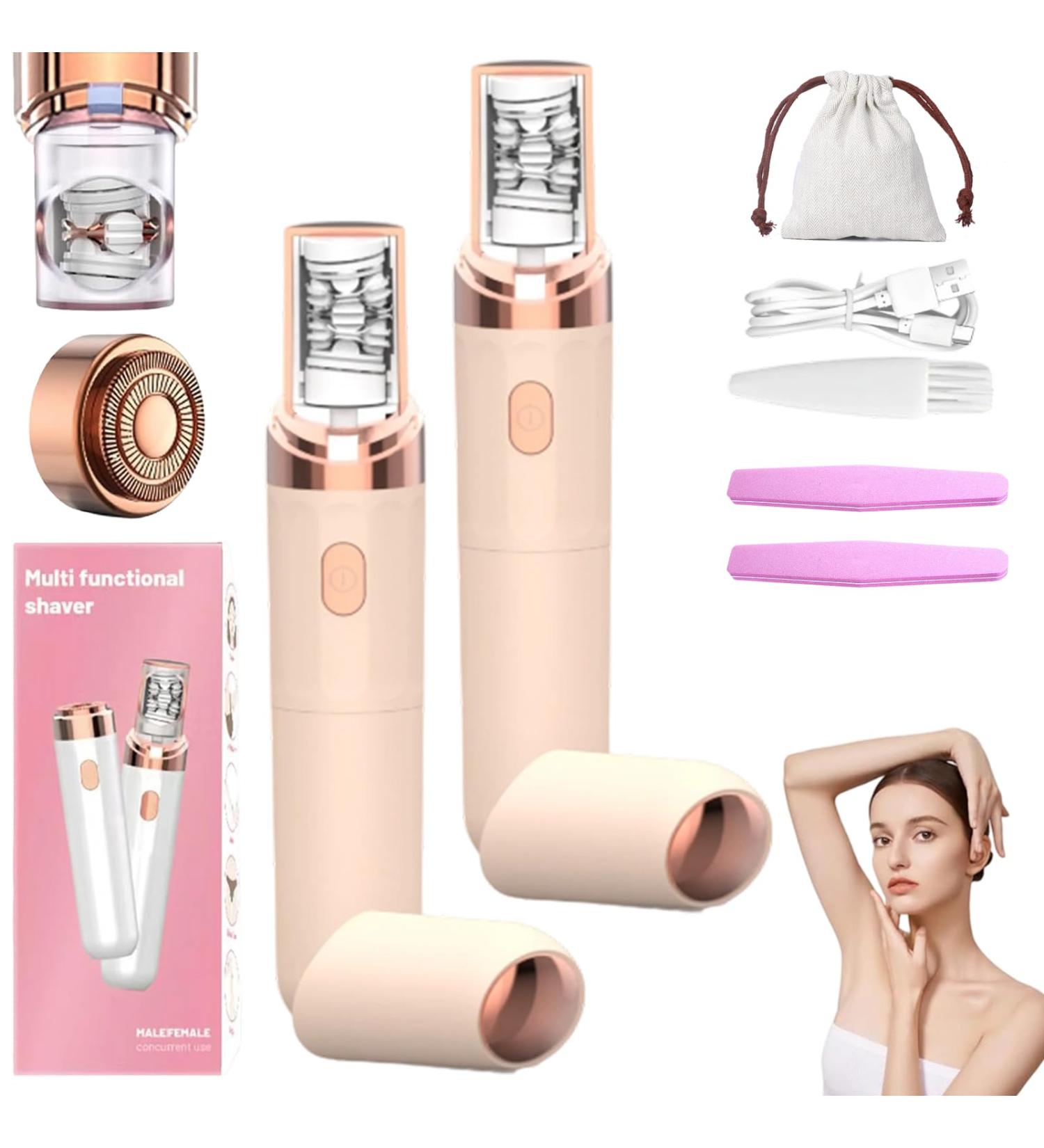 Epilsmooth pilateur Visage Epilsmooth Pro Epilateur Electrique Femme Portable Avec Lumi re Led Soft Skin Pro pilateur Facial Lavable Pour Visage Menton L vre Sup rieure (2 * Pink) - Buy Online on GoSupps.com