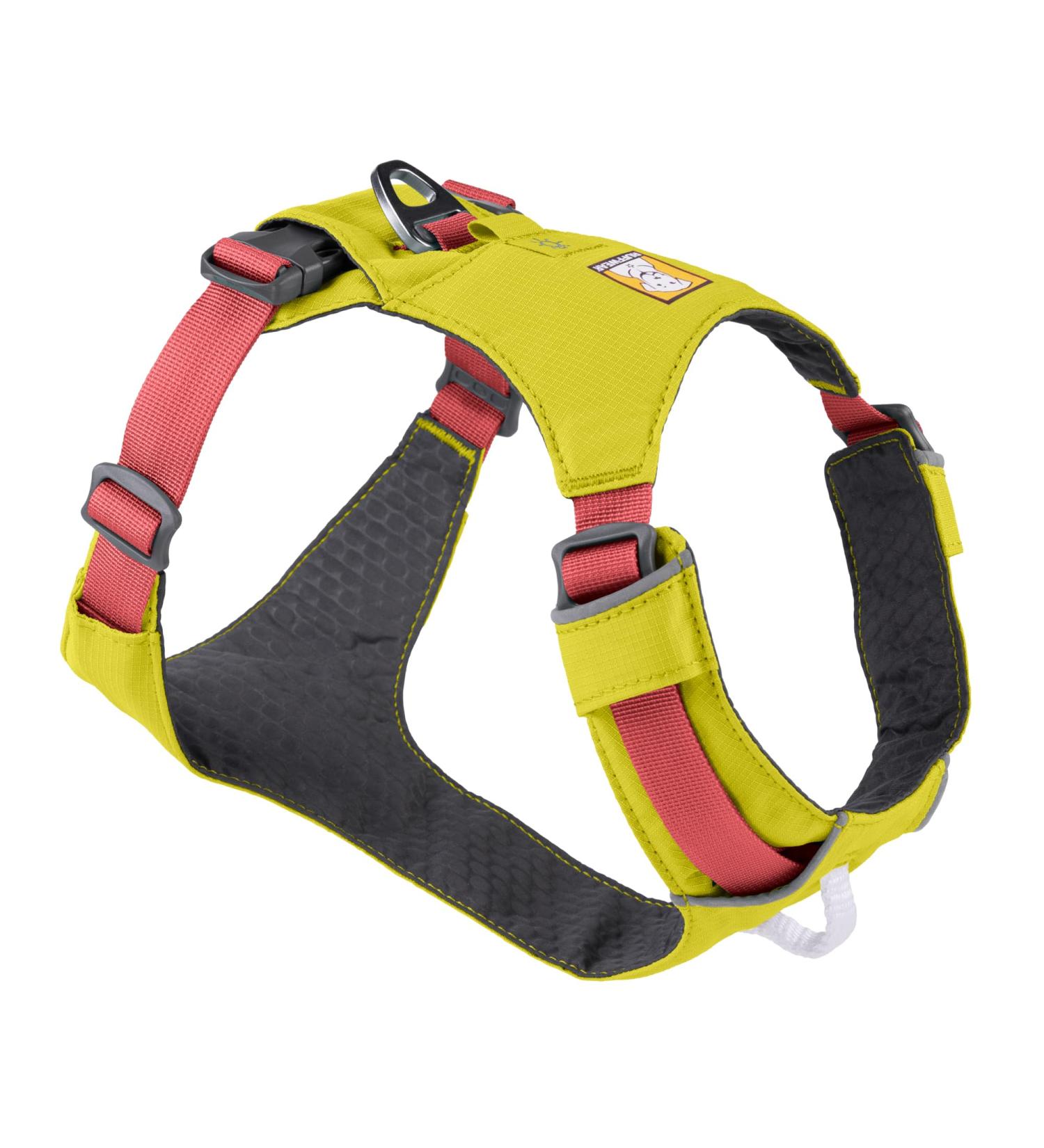 Ruffwear Hi & Light Dog Harness | Lightweight No Pull Harness for All Sizes | Fully Adjustable with Lead Attachment & ID Bag - Lichen Green Medium - Buy Online on GoSupps.com