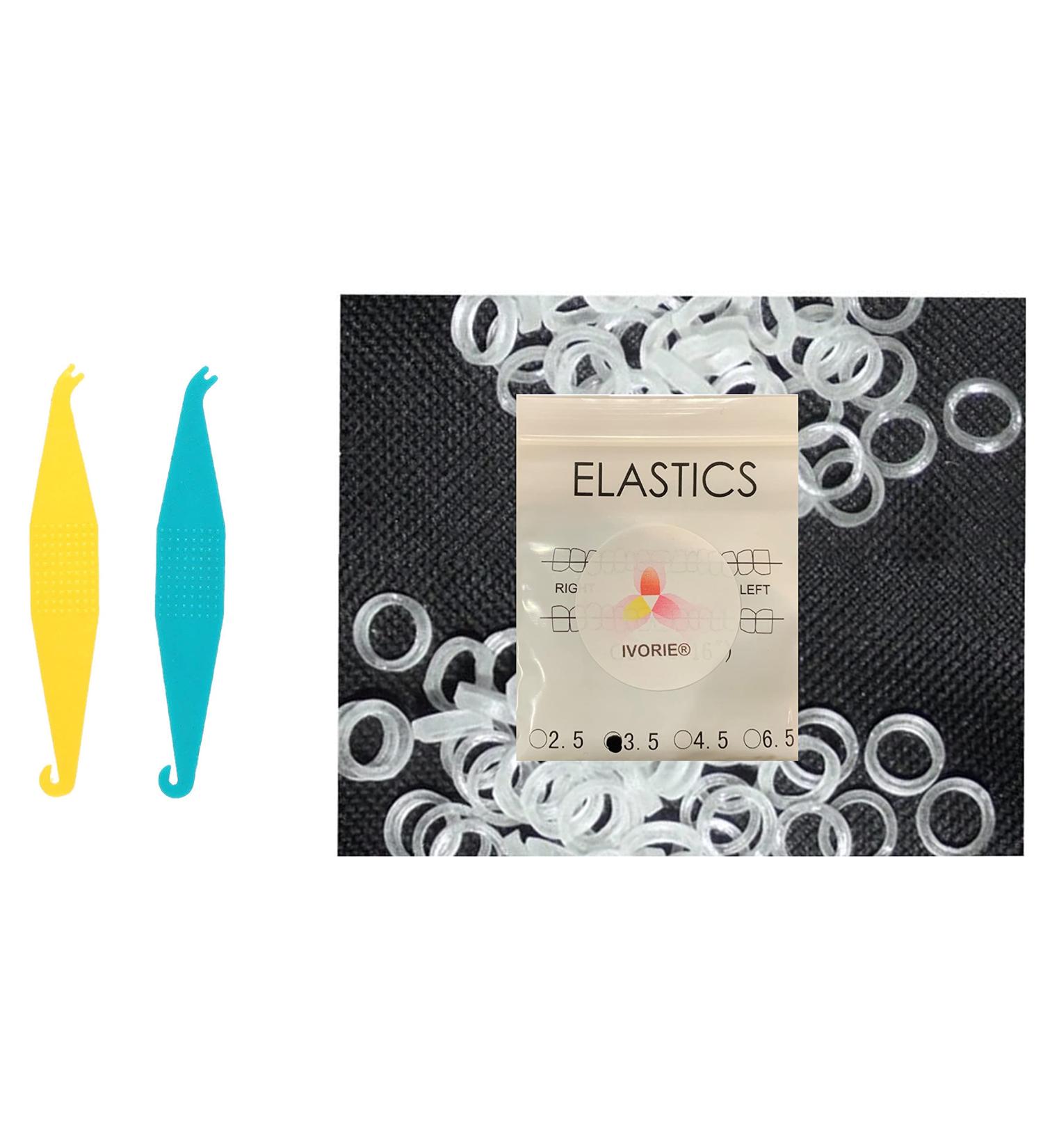 IVORIE Teeth Gap Bands 80 Pack - Clear Dental Elastic Bands for Orthodontic Use - Buy Online on GoSupps.com