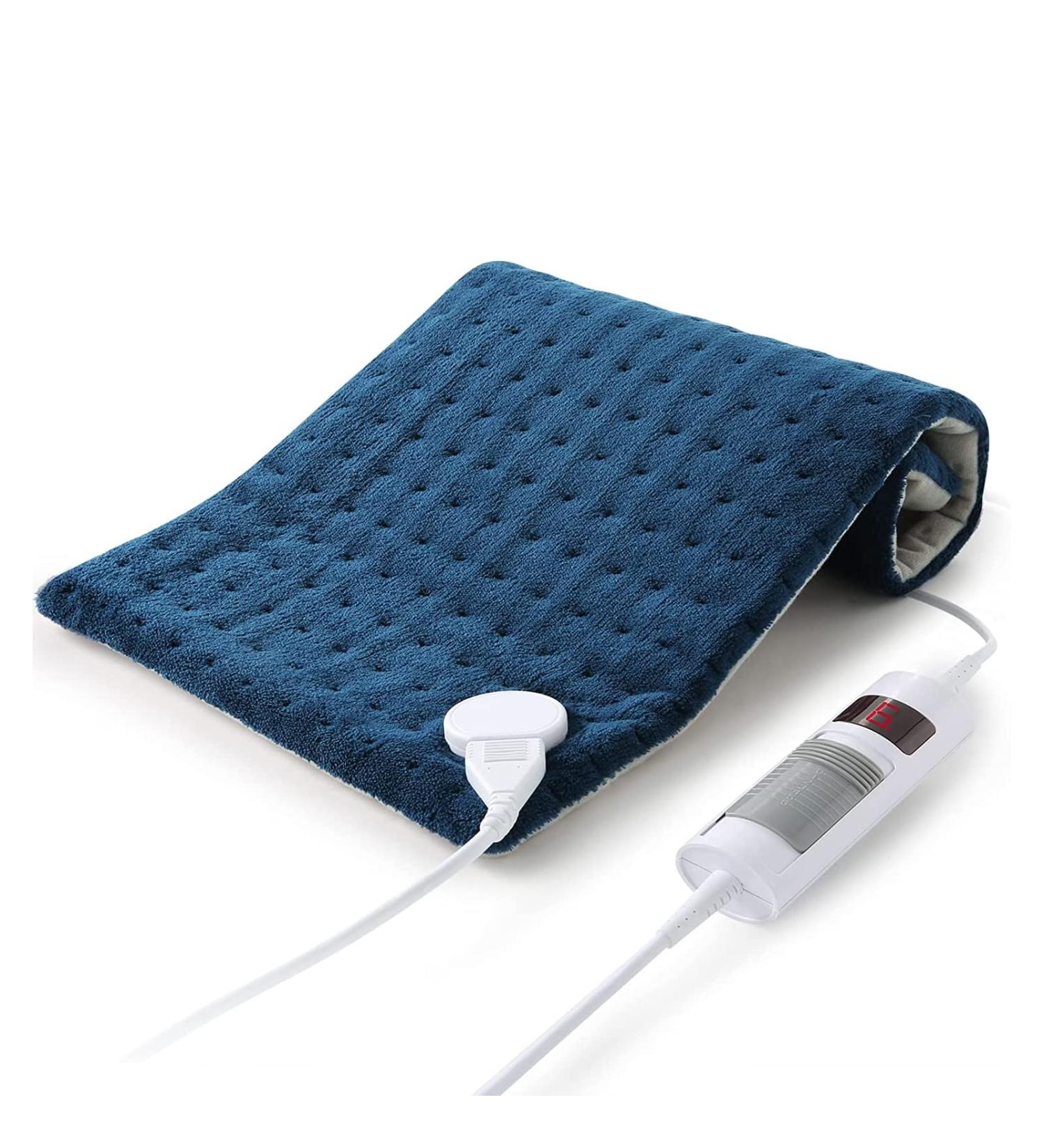 Heating Pillows with Automatic Switch-Off | 30x60cm Electric Heat Pillow for Back Shoulder Neck | 6 Fast Heating Settings & Overheating Protection - Buy Online on GoSupps.com
