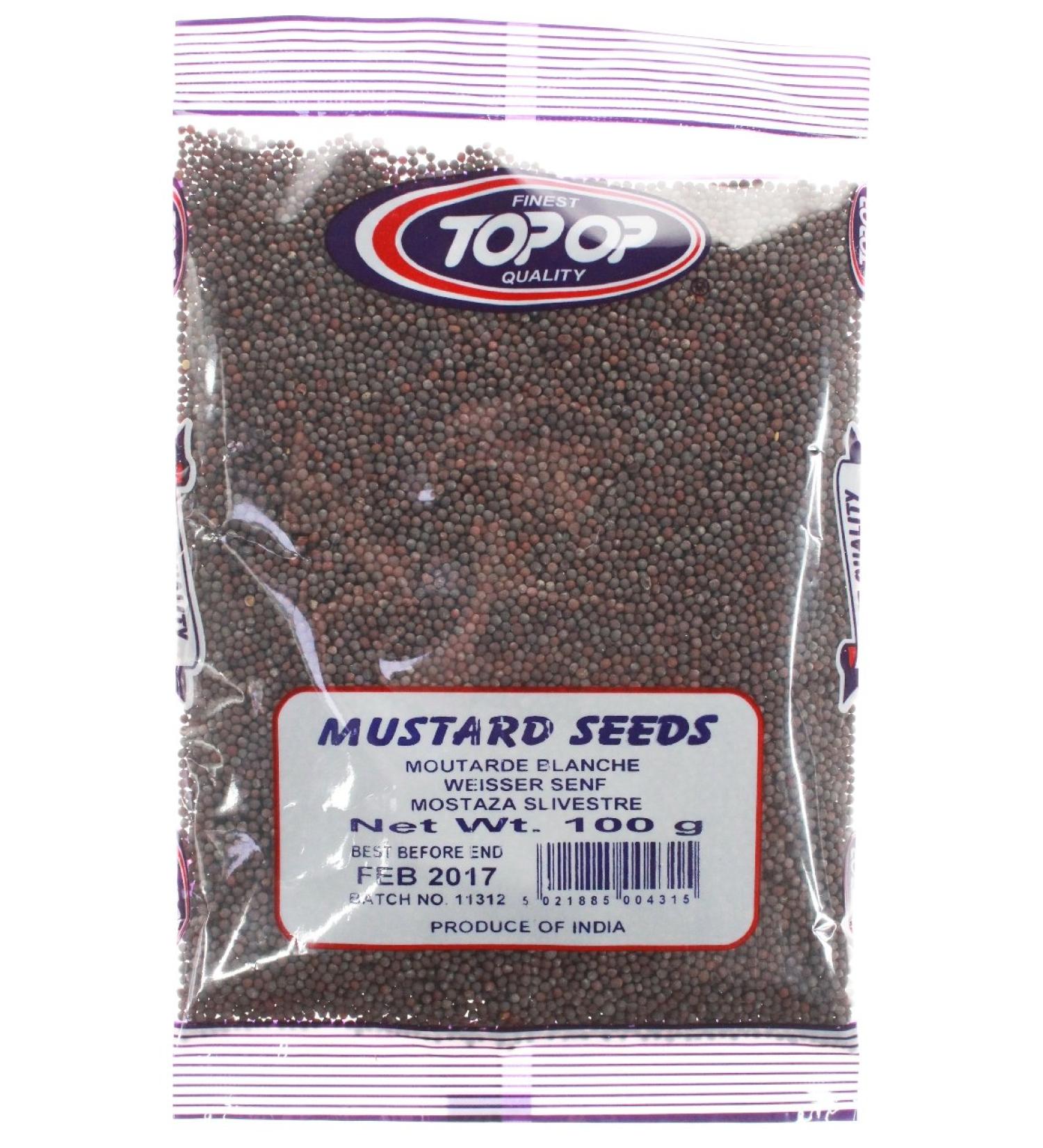 Top-Op Brown Mustard Seeds 100g