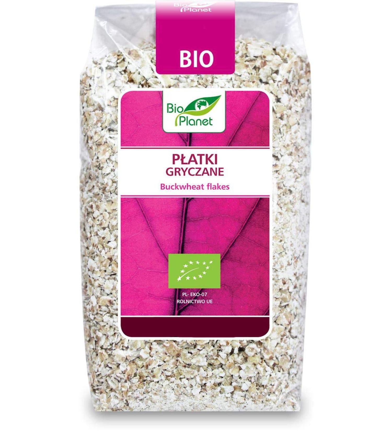 BIO PLANET Organic buckwheat flakes 600 g - BIO PLANET