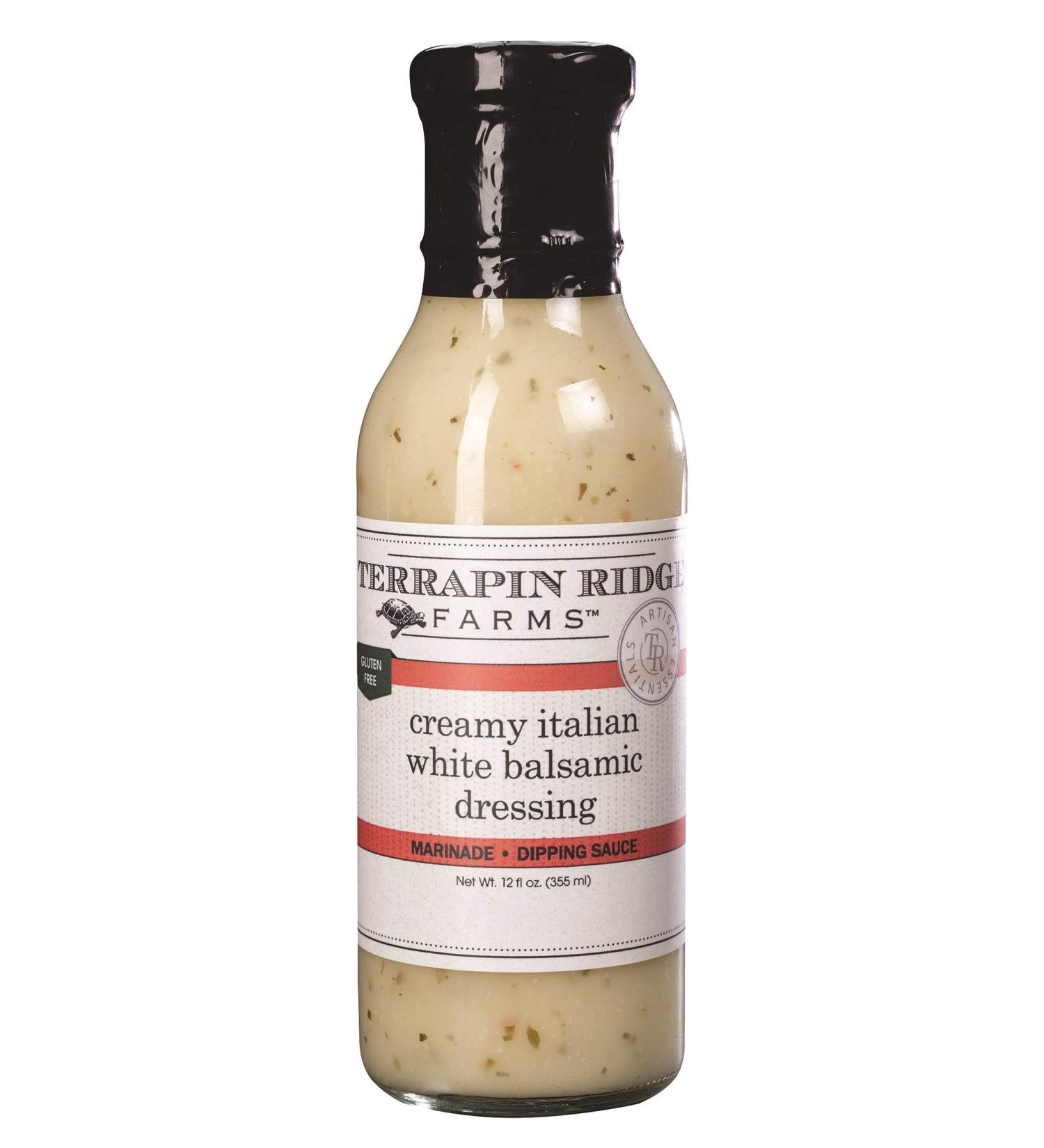 Terrapin Ridge Farms Creamy Italian White Balsamic Dressing - 12 Fl Oz Bottle - Buy Online on GoSupps.com