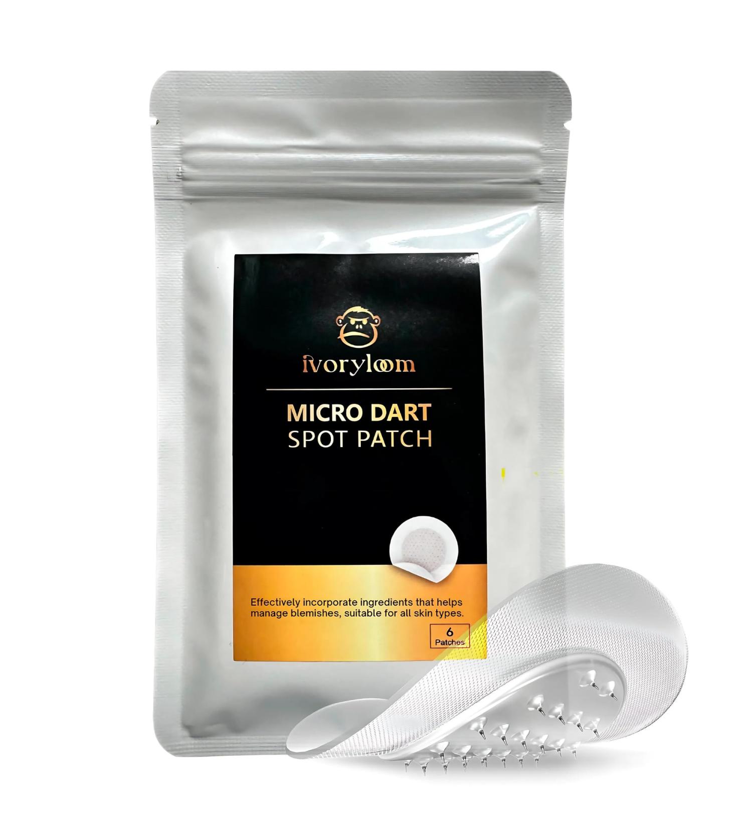 Microdart Spot Patch with Salicylic Acid & Niacinamide | Fast-Acting Pimple Patch for All Skin Types | 6 Patches for Early-Stage Blemishes - Buy Online on GoSupps.com