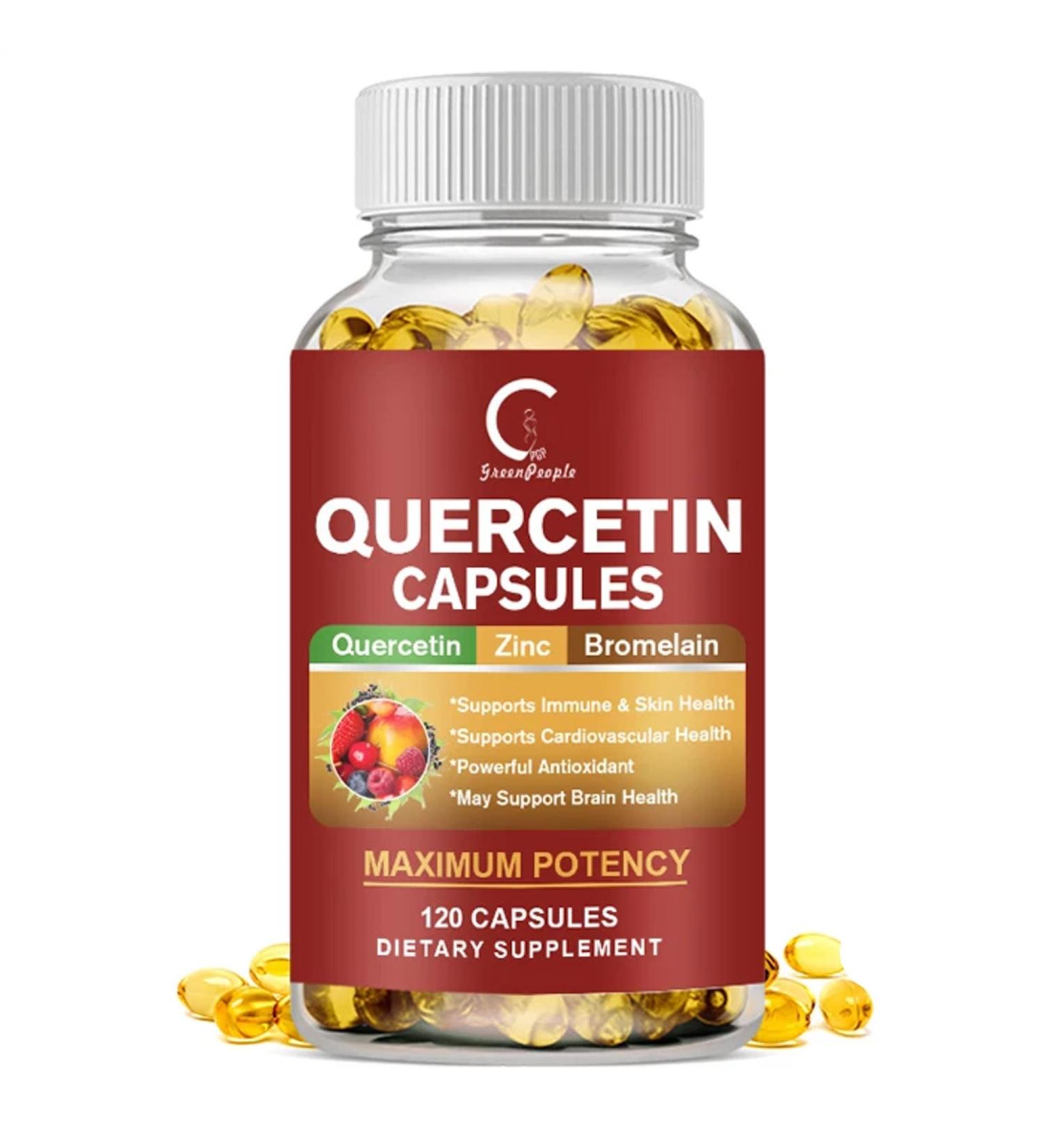 NEWCHEERS Quercetin Supplement with Vitamin C and Zinc - Ultimate Immune Booster - Buy Online on GoSupps.com
