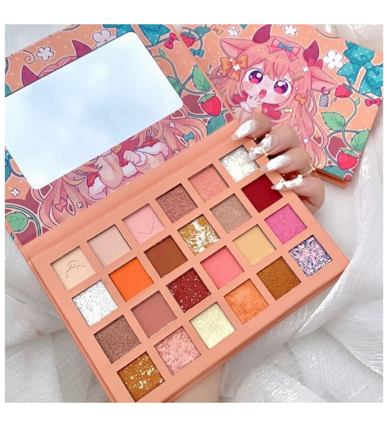 Beauty Palette 18Colors Lazy Eyeshadow Palette Cat Animal Eye Shadow Mette Palette Cosmetic Creastique Beauty Makeup Glitter Eyeshadow Palette ( Size : 24 - Buy Online on GoSupps.com