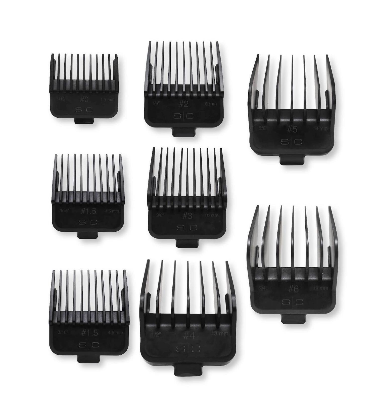 Buy StyleCraft Professional Dub Magnetic Hair Clipper Guards - Premium Neodymium - Sizes 1/16 to 3/4 - International Shipping Available - Buy Online on GoSupps.com