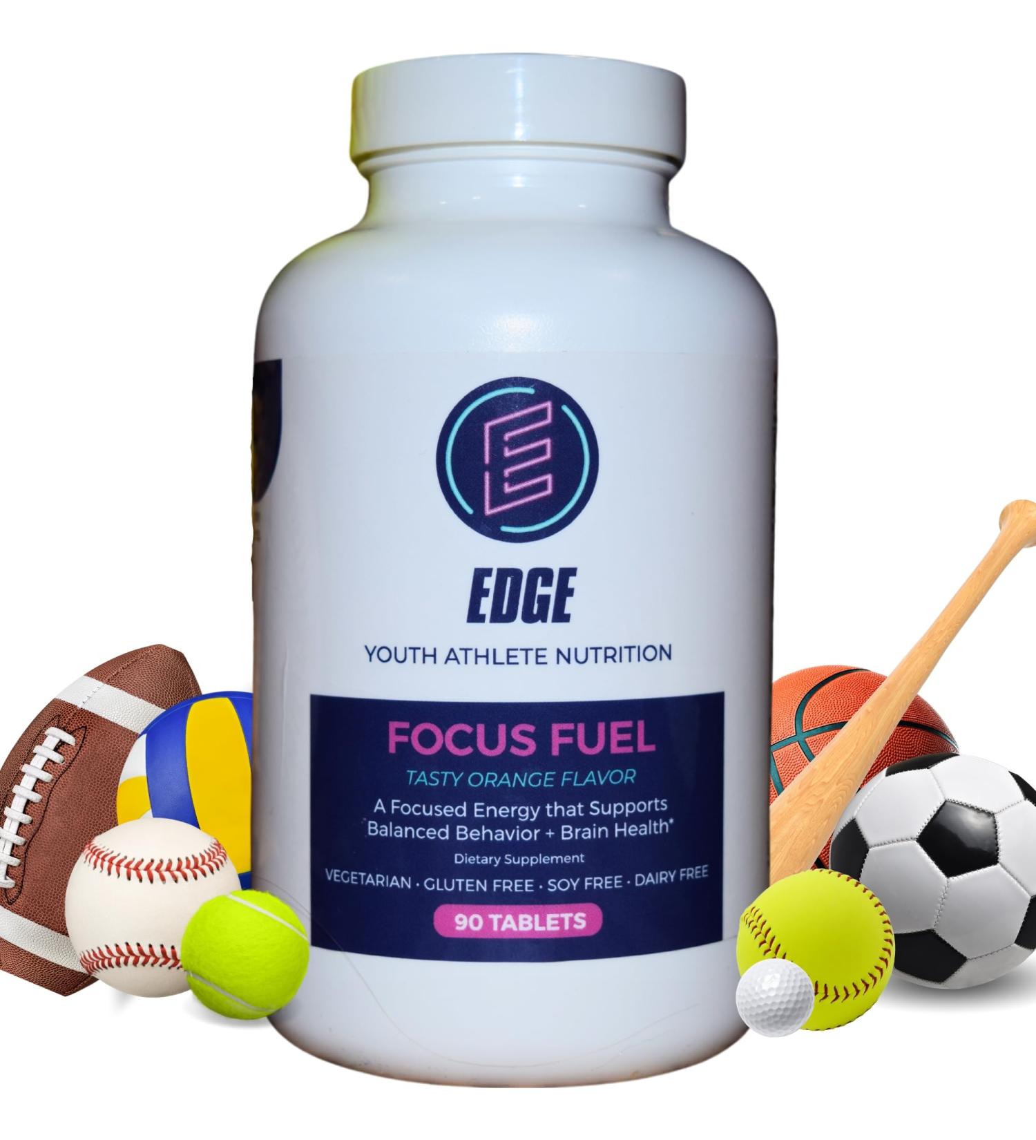 Focus Fuel: Natural Performance Supplement for Kids | Boost Concentration & Clarity for Young Athletes - Buy Online on GoSupps.com
