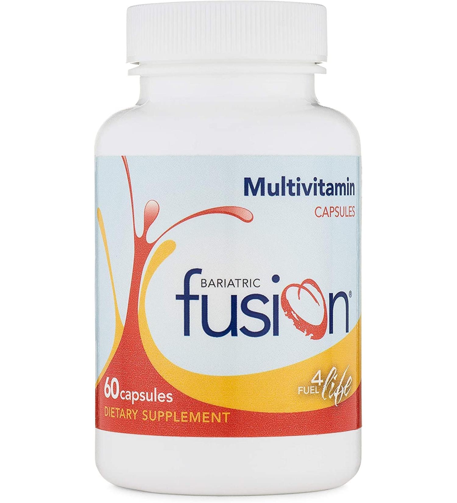 Bariatric Fusion Multivitamin Capsule Without Iron | 60 Count | Post Bariatric Surgery Support - Buy Online on GoSupps.com
