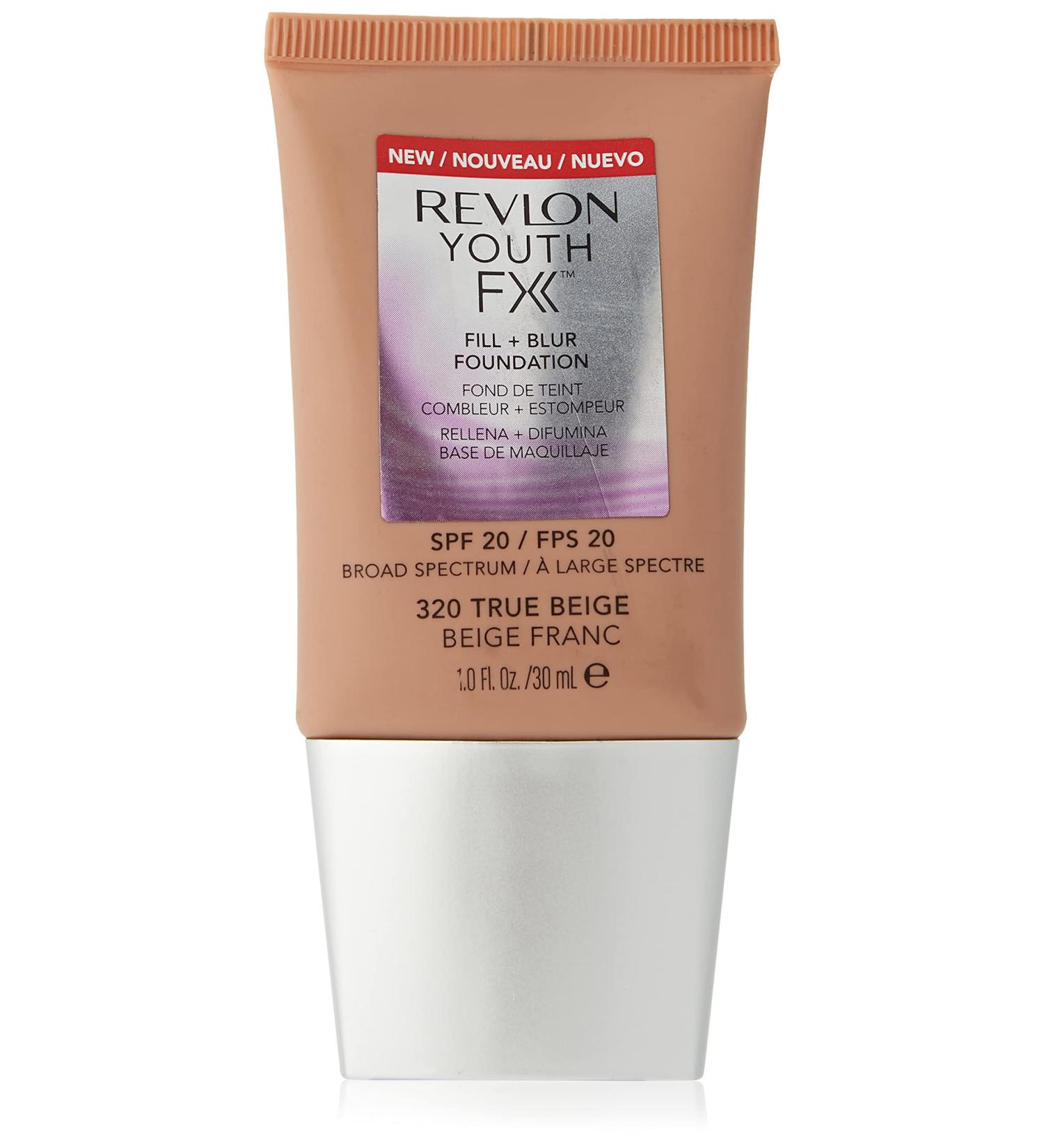 Revlon Youth FX Fill + Blur Foundation SPF20-320 True Beige - Anti-Aging Foundation with Sun Protection - Buy Online on GoSupps.com