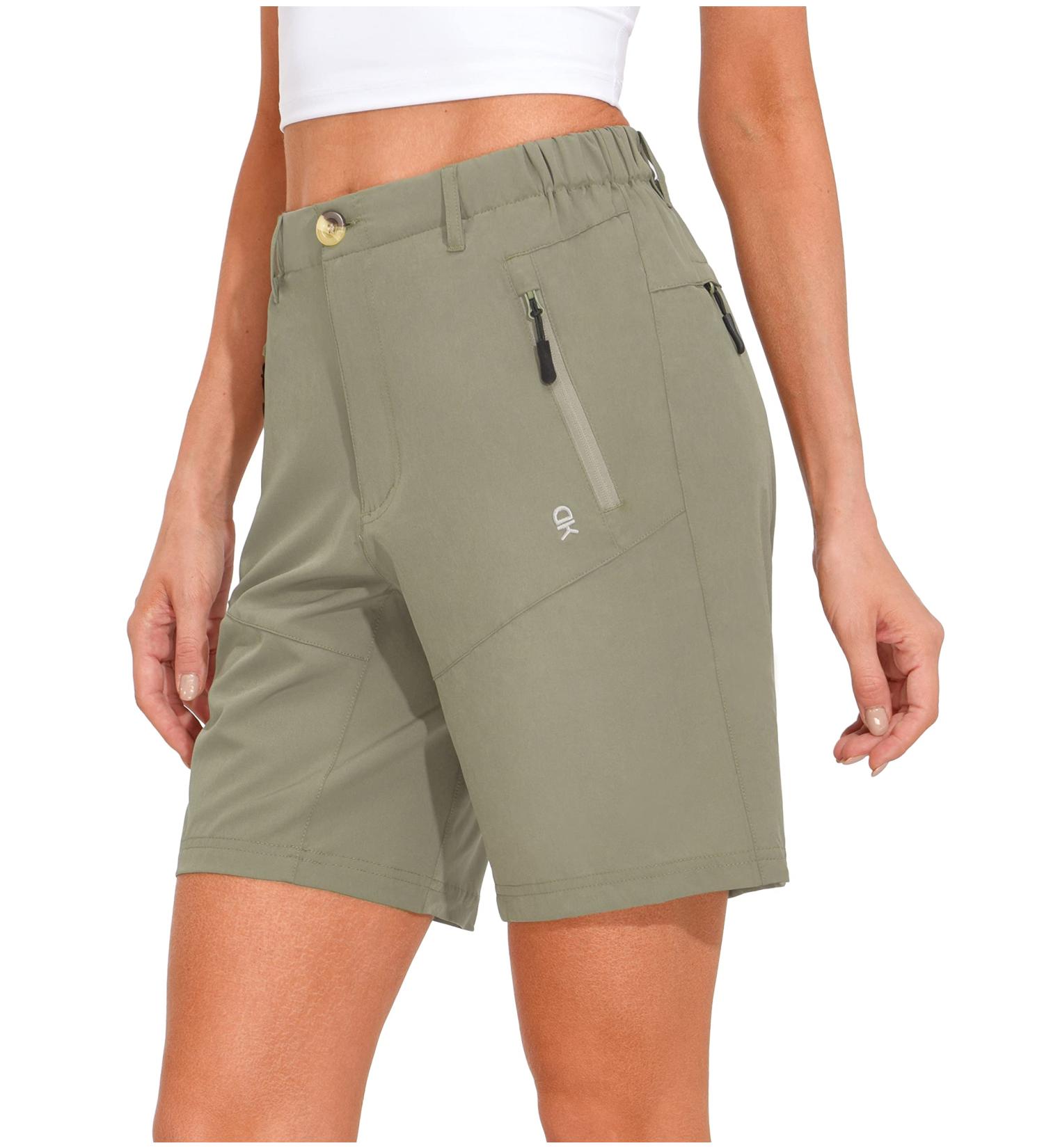 Little Donkey Andy Women's Stretch Quick Dry Hiking Shorts - Silver Sage (Medium) - Buy Online on GoSupps.com