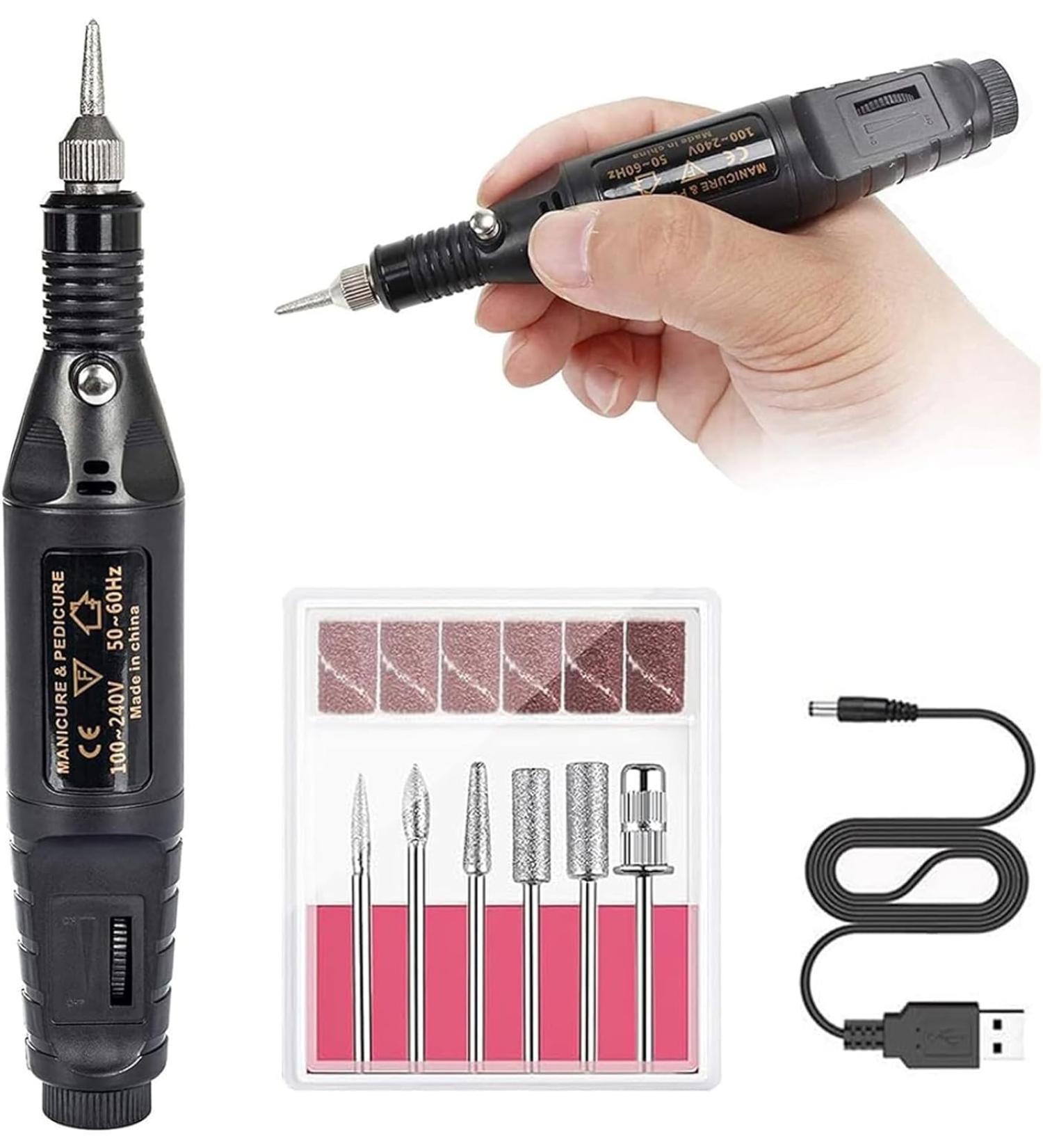 Electric Nail Files Gofemial Professional Nail Drill for Acrylic Nails Gel Electric Nail Drill Adjustable Speed File for Nails Electric Manicure Pedicure Kit Gifts for Beginner Girl Women Mum - Buy Online on GoSupps.com