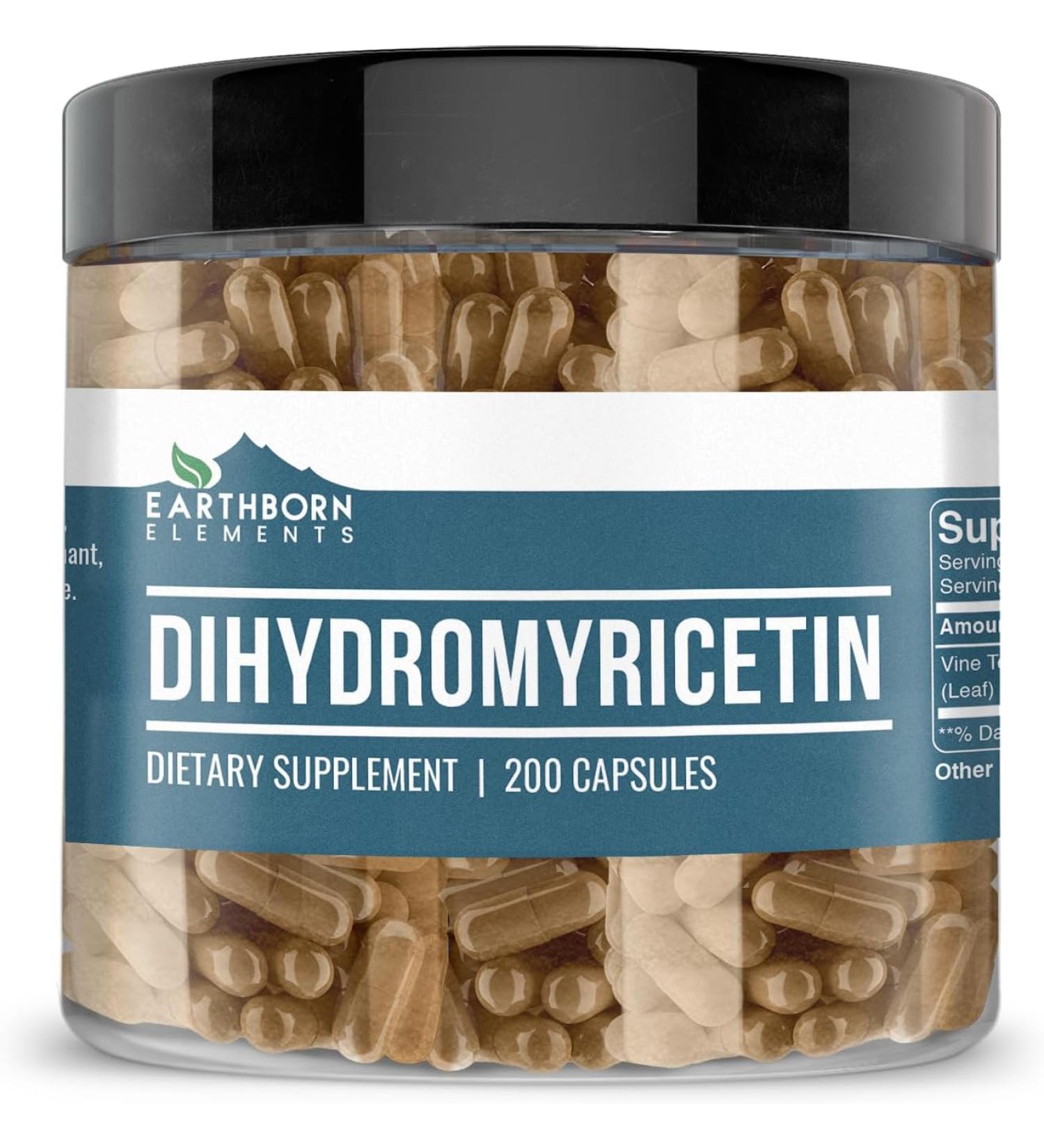 Earthborn Elements Dihydromyricetin - 200 Capsules - Buy Online on GoSupps.com