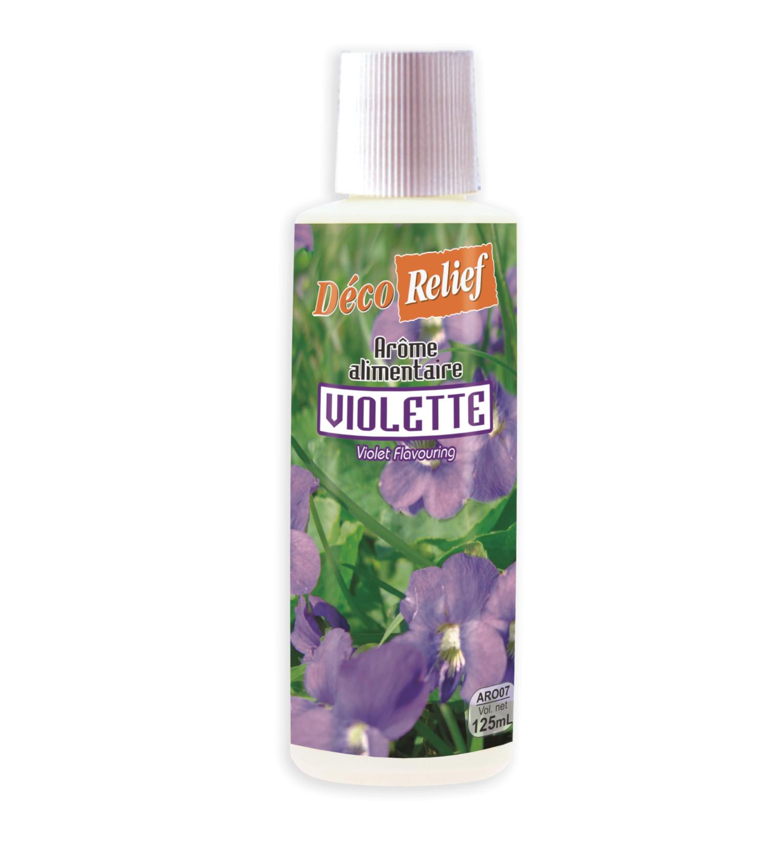 D co Relief - Purple Liquid Flavor 125ml - Pastry & Yogurt Maker Food Flavor - For Cakes Pastries Yogurts - Concentrated - Buy Online on GoSupps.com