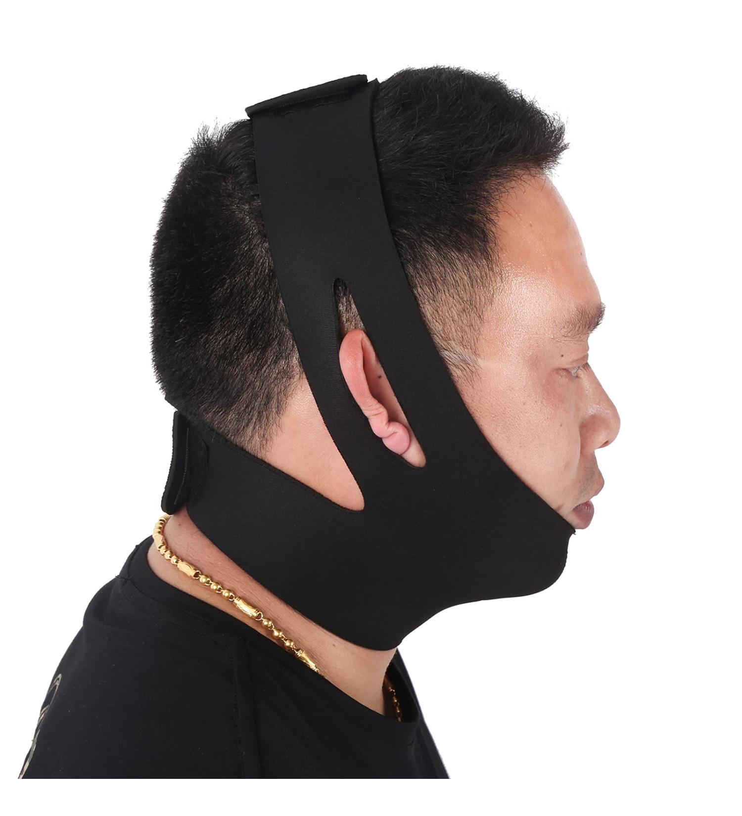 Double Chin Reducer - Reusable Facial Slimming Strap & Neck Compression Wrap for Instant Results - Buy Online on GoSupps.com