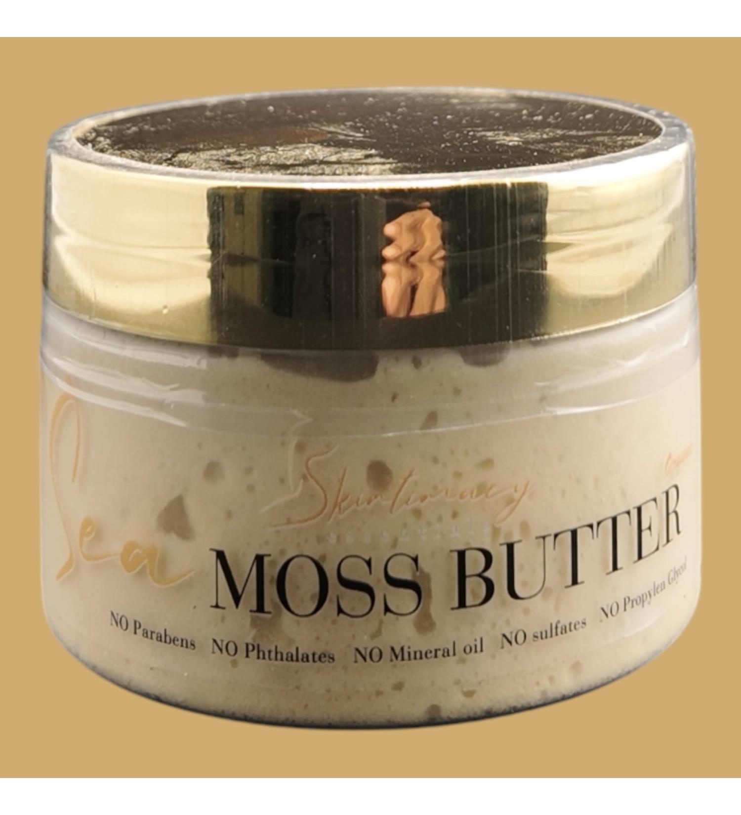 High FrequencTea SEAMOSS BUTTER Organic Sea Moss Body Butter Anti-Aging & Moisturizing with Shea Butter Jamaican Seamoss Cocoa Butter Jojoba/Coconut Oil Vitamin E 4oz & 8oz (4oz)
