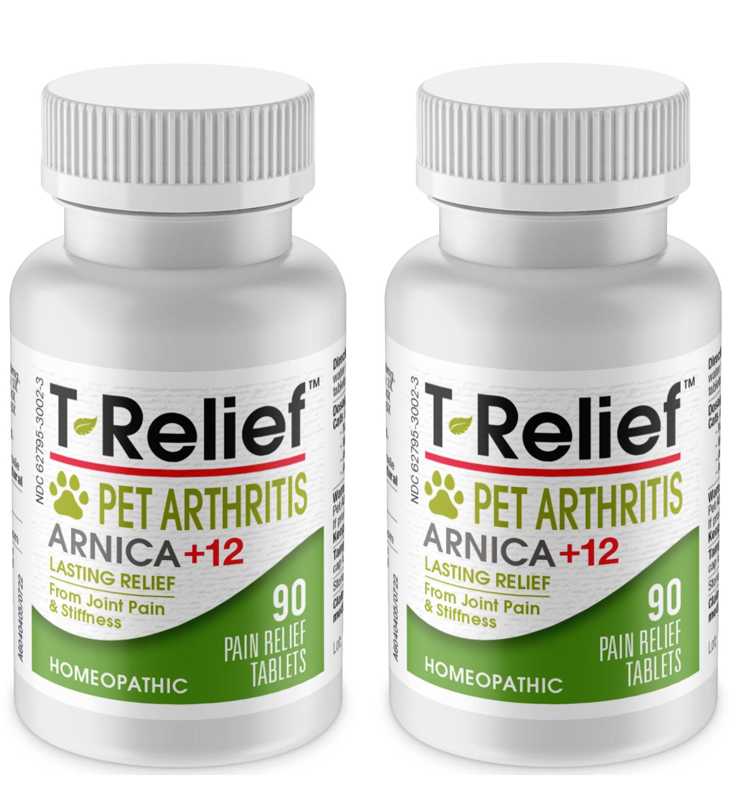 T-Relief Pet Arthritis Relief Tablets for Dog & Cat - 90 Tablets (2 Pack) - Buy Online on GoSupps.com