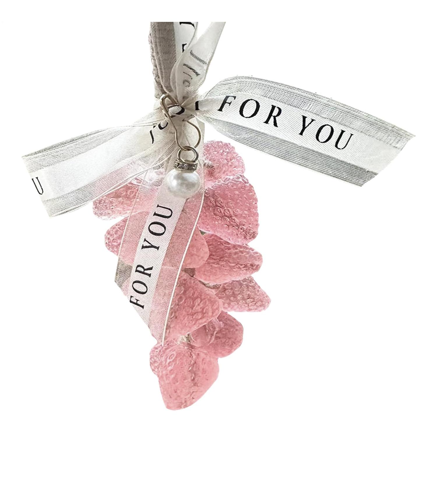 Savon Fraise en Forme de Fruit | Savon Corde pour Peau Sensible | Nettoyant claircissant Hydratant pour Soins du Corps Bain - Buy Online on GoSupps.com