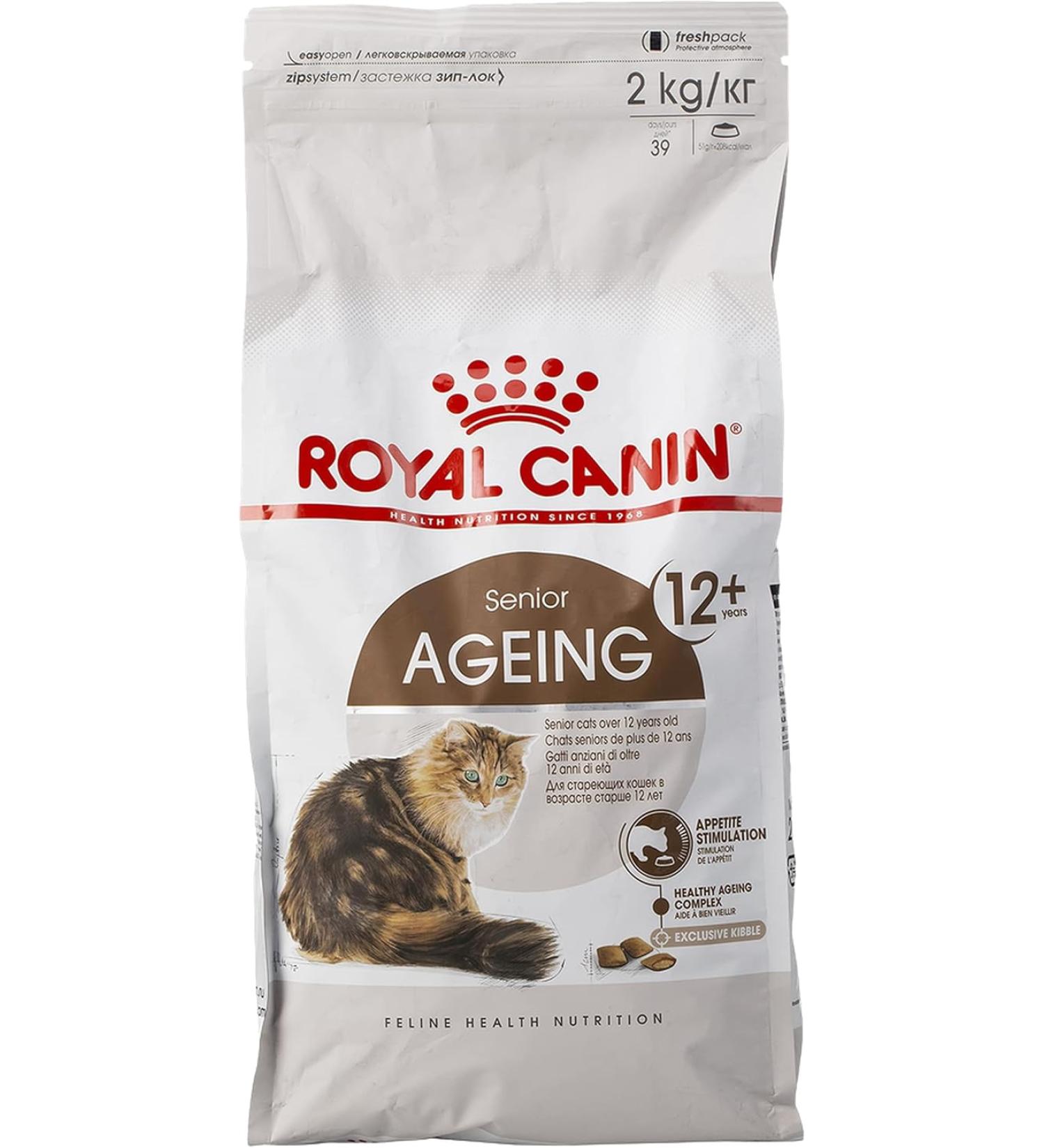 ROYAL CANIN Ageing 12+ Cat Food 2 kg 2 kg (Pack of 1) - Buy Online on GoSupps.com