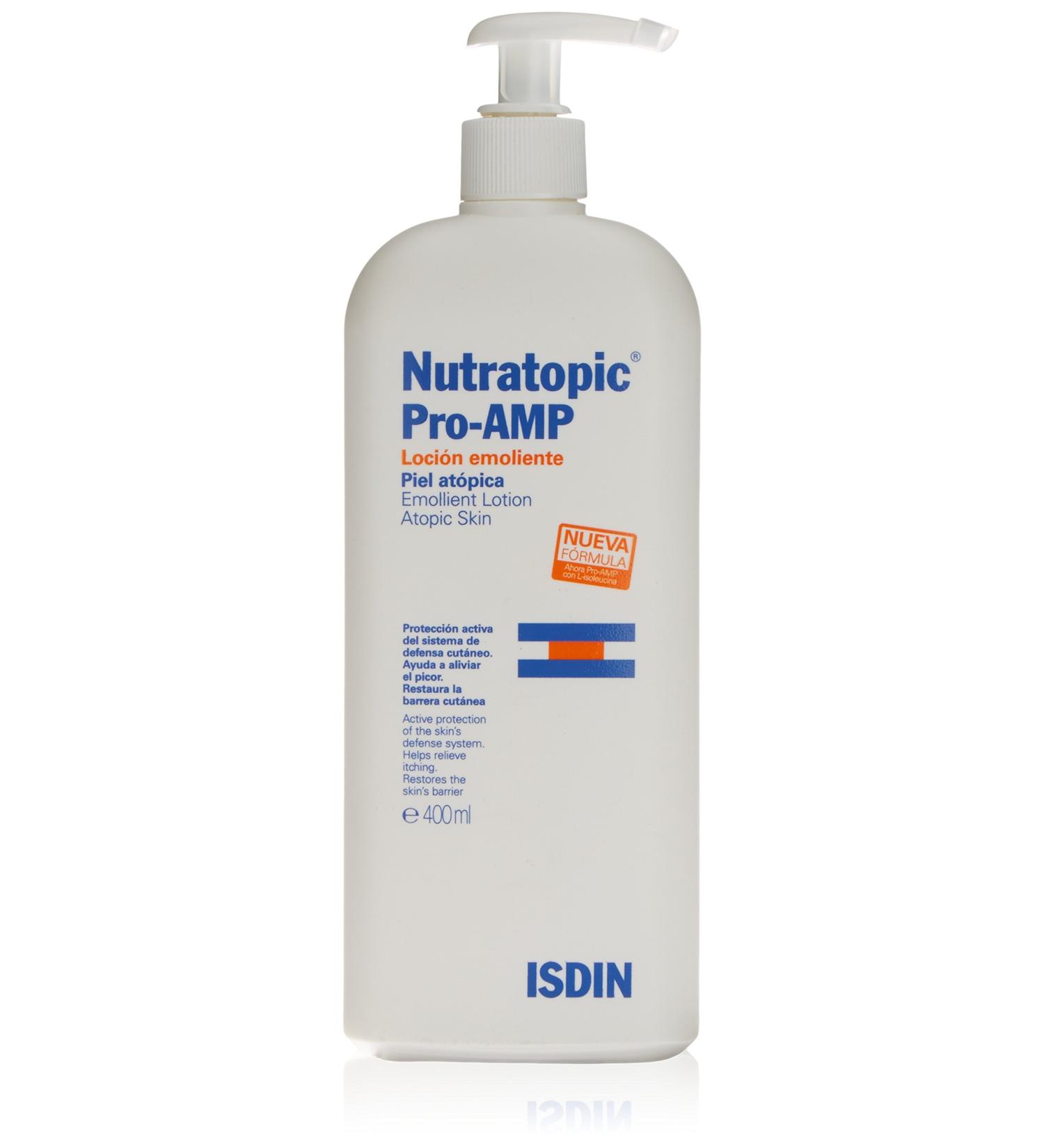 ISDIN Nutratopic Pro-AMP Emollient Lotion 400ml - Buy Online on GoSupps.com