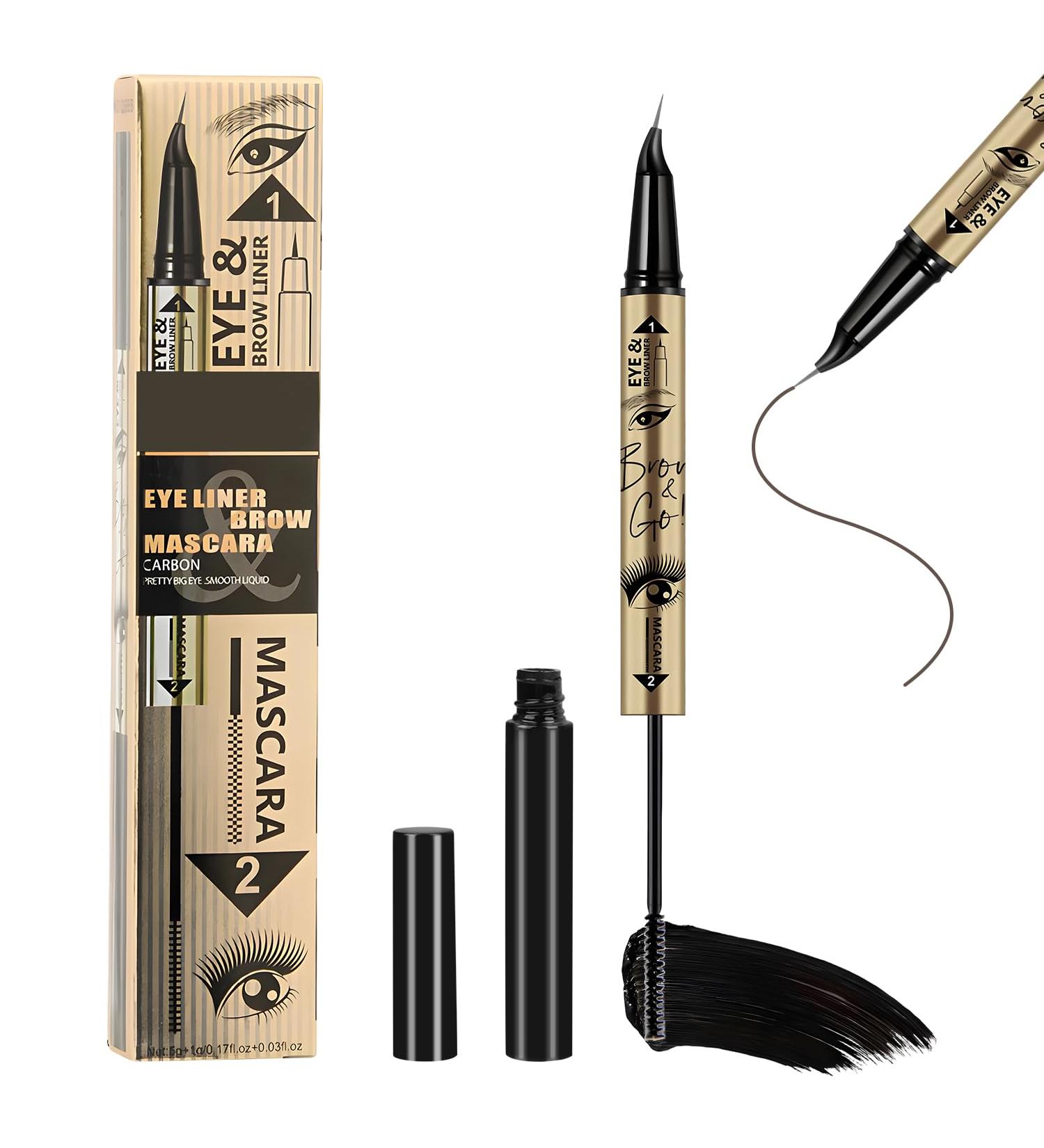 MOTIBACK Microblading Eyebrow Pen WaterResistant Eyebrow Pencil 2in1 DualEnd Eyebrow Brush Mascara for LongLasting Defined Eyebrows GrayBrown - Buy Online on GoSupps.com