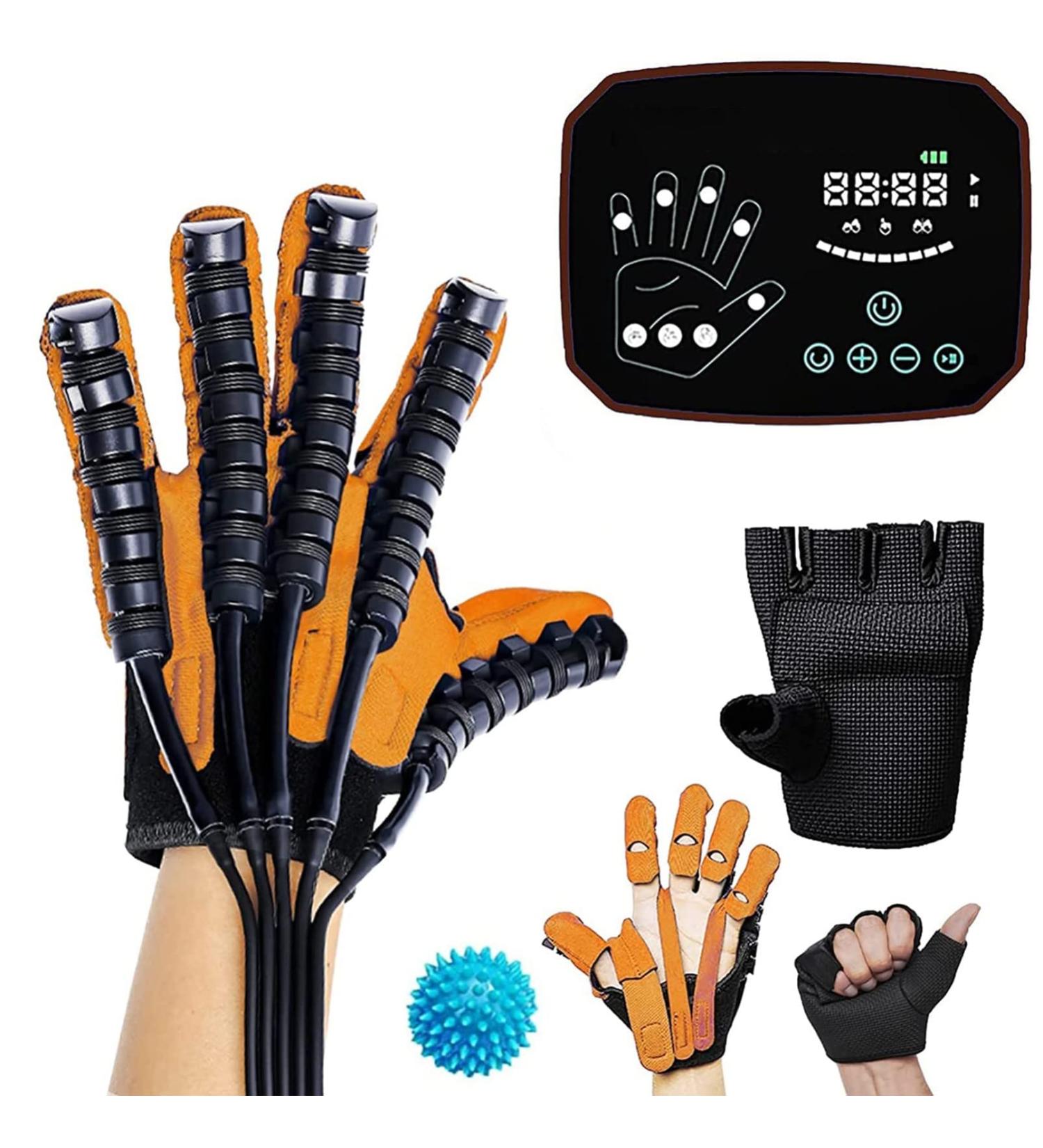 Hand Function Rehabilitation Robot Gloves Finger Training Stroke Hand Splint Upgrade Hemiplegia Stroke Arthritis Glove Finger Rehabilitation Trainer(Size:S Code Color:Left Hand) S code Left Hand - Buy Online on GoSupps.com