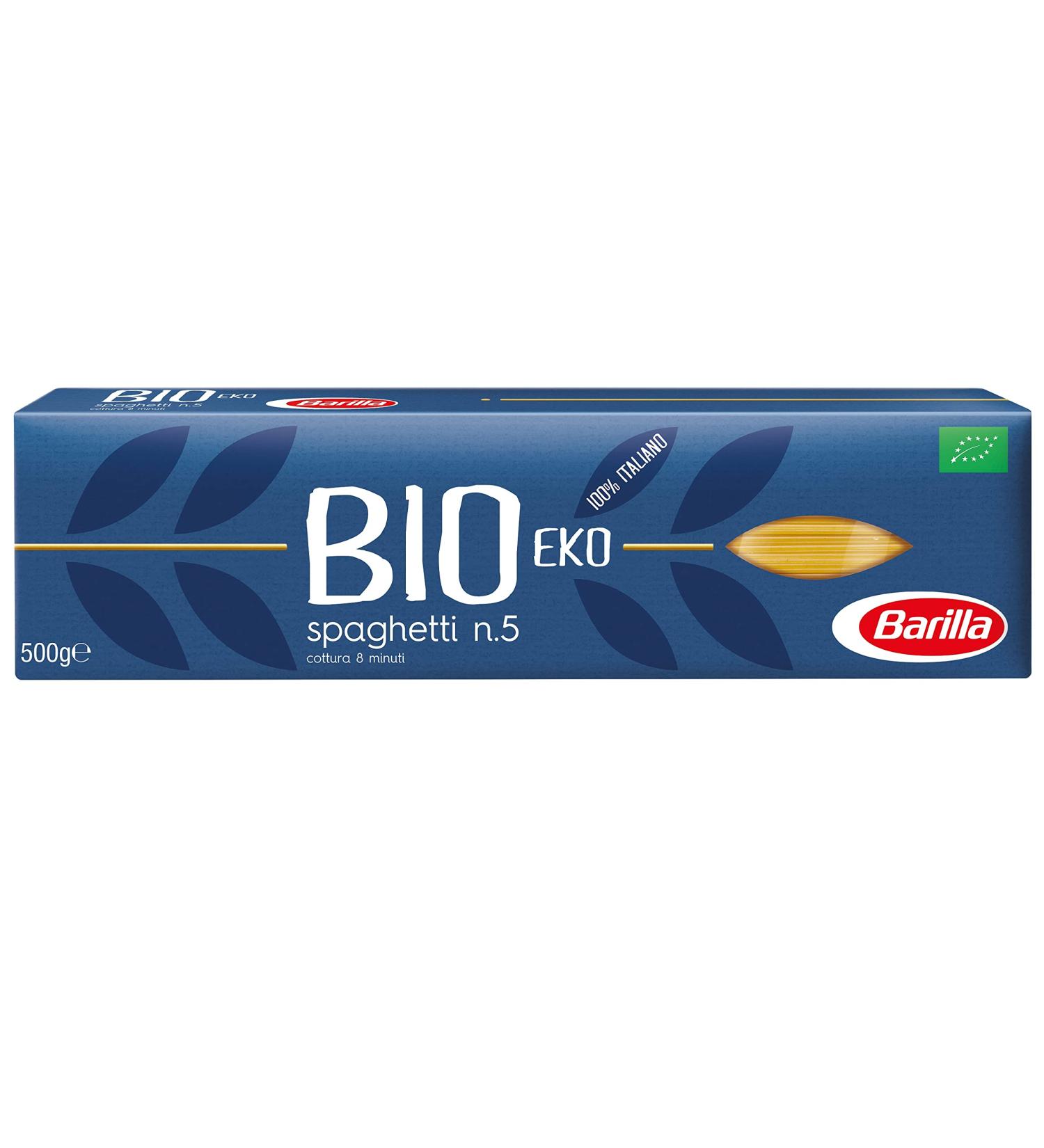 Barilla Bio - Spaghetti n.5 from durum wheat from organic farming - 500 g - Buy Online on GoSupps.com