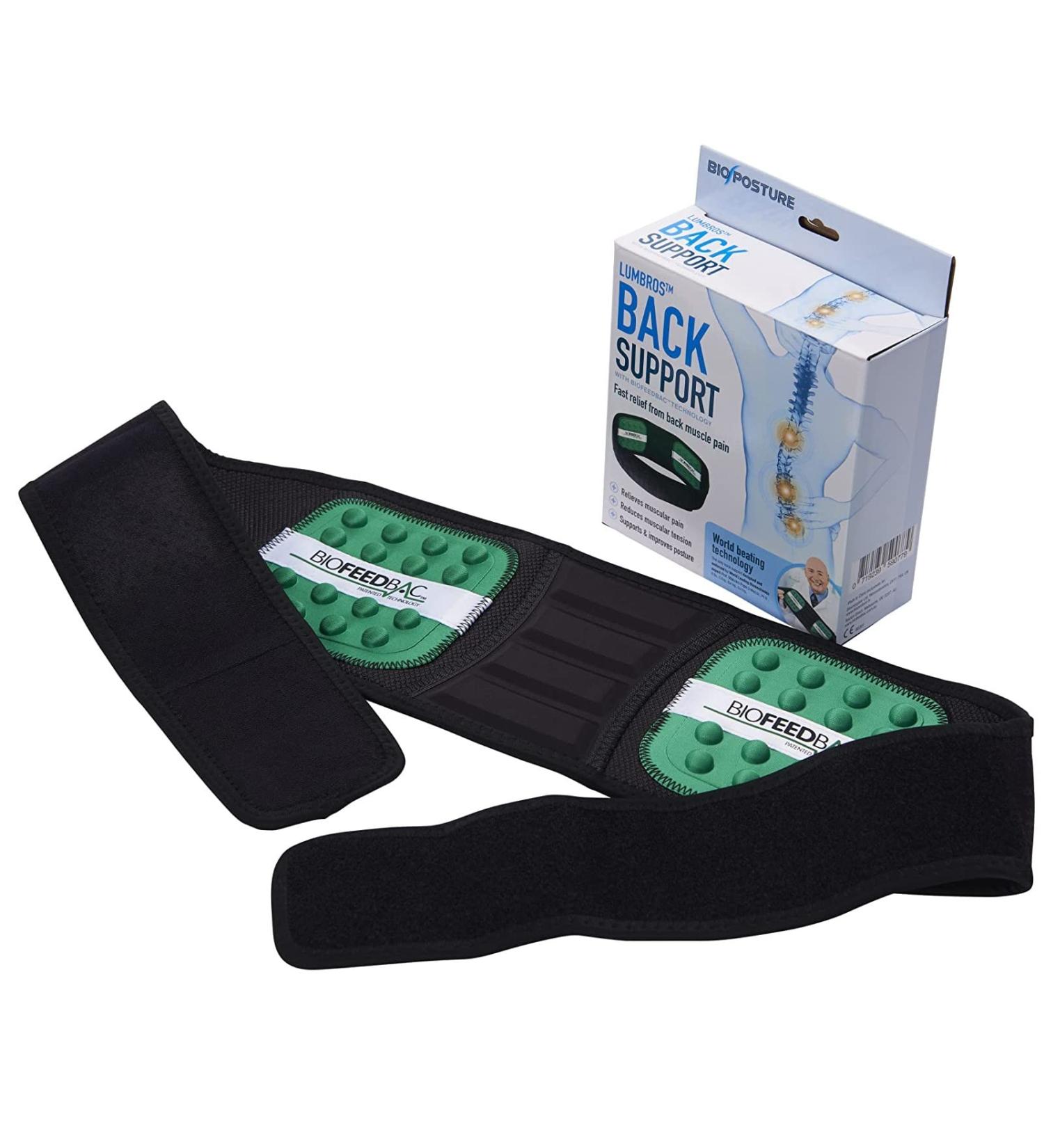 VYTALIVING Lumbros Biofeedback Back Support Belt - Adjustable Lumbar Support for Men & Women - Pain Relief & Posture Correction - Buy Online on GoSupps.com