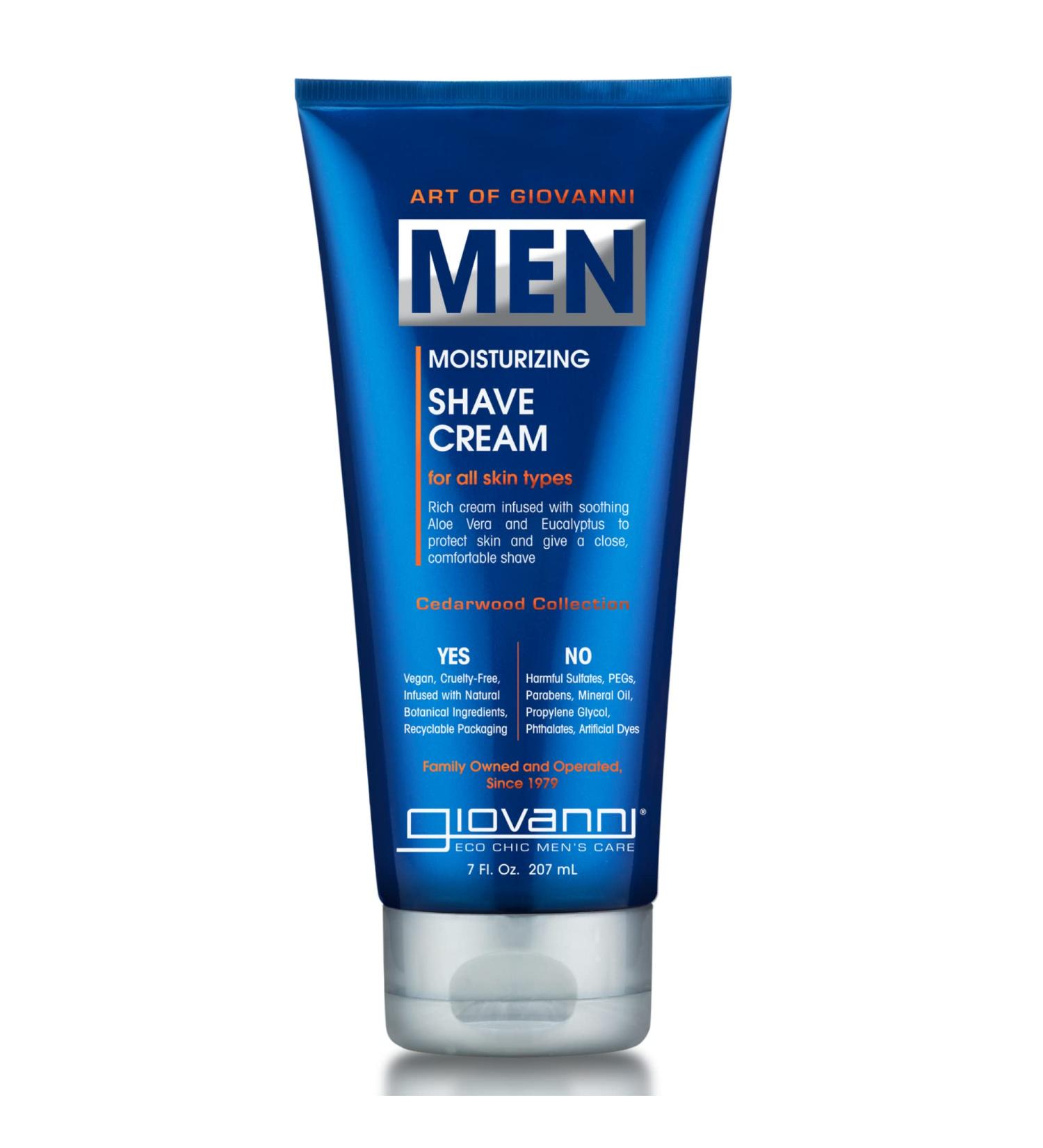 Giovanni Art Of Giovanni Men Moisturizing Shave Cream 7 fl oz - Hydrating Shaving Cream - Buy Online on GoSupps.com