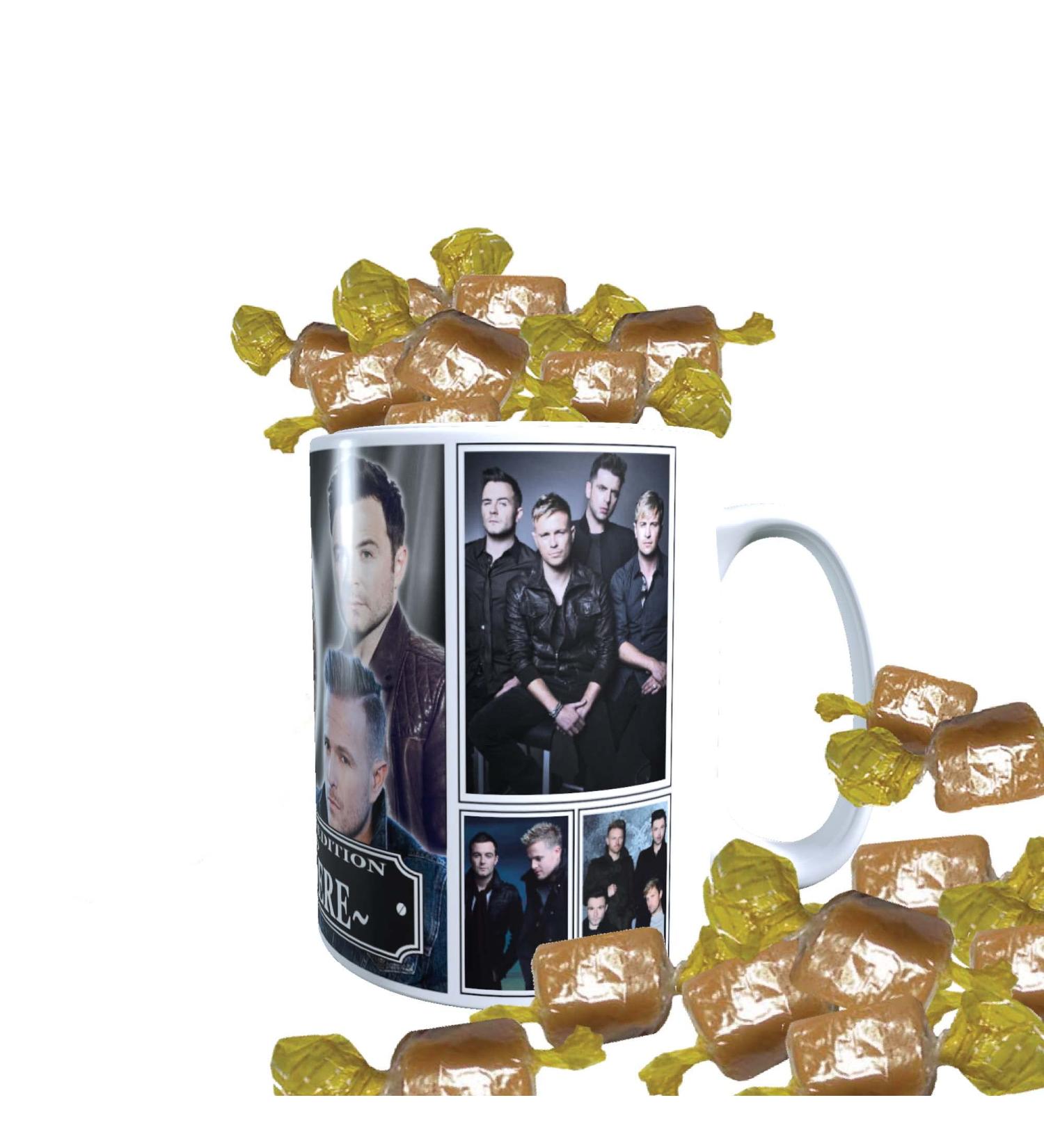 West 'Irish Boy Band' Life Personalised Icon Mug & Choice of Sweets - Buy Online on GoSupps.com
