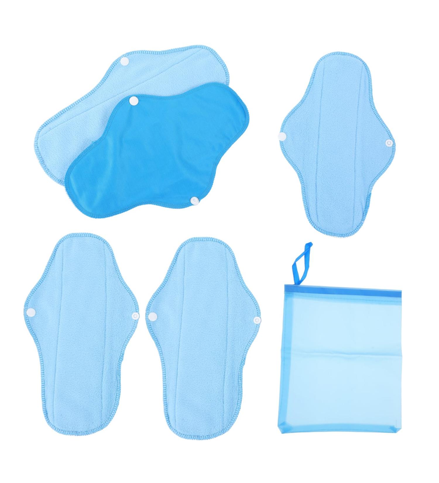 Beavorty 3 Sets 6-Ply Women's Bonds | Polarfleece AktivkoChlepad Overnight Reusable Fabric Pads | Eco-Friendly Cloth Bags & Bandages for Women - Buy Online on GoSupps.com