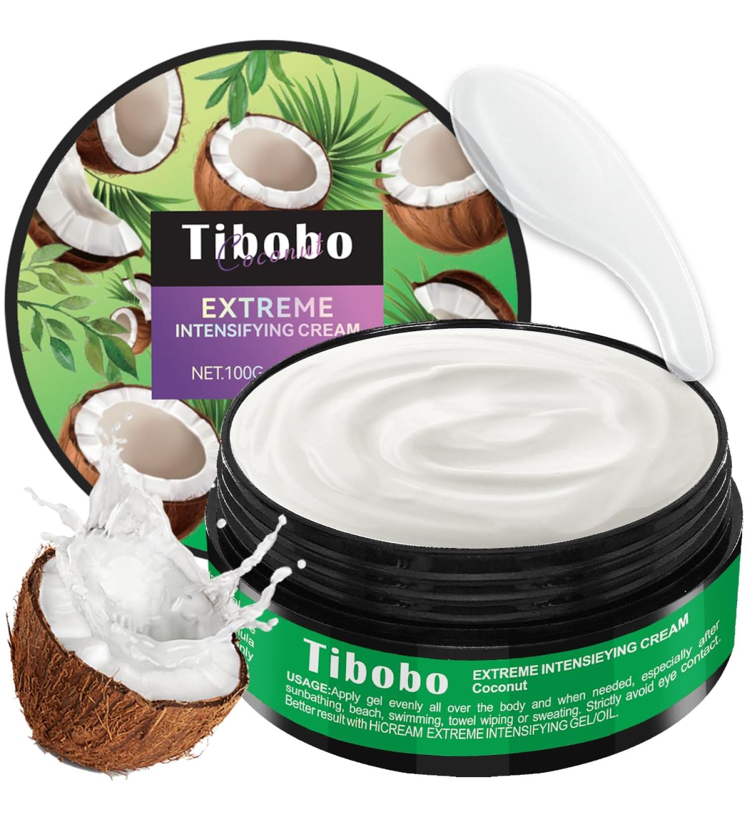 Tibobo Premium tanning cream 100 g for use in solarium and outdoors nourishing body tanning lotions with natural formula extremely intensive tanning cream coconut cream coconut - Buy Online on GoSupps.com