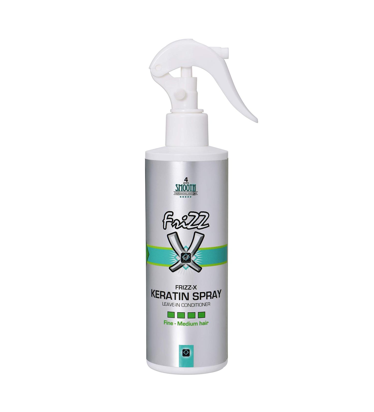 Frizz-x Keratin Spray - 8.0oz - For Fine Hair.