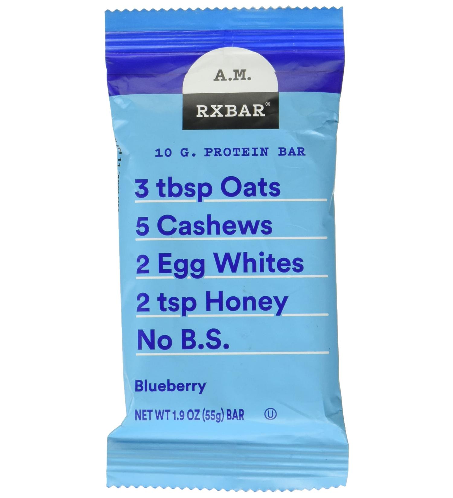 Buy RXBAR Blueberry AM Protein Bar 1.9 OZ | Healthy Protein Snack | Free International Shipping - Buy Online on GoSupps.com