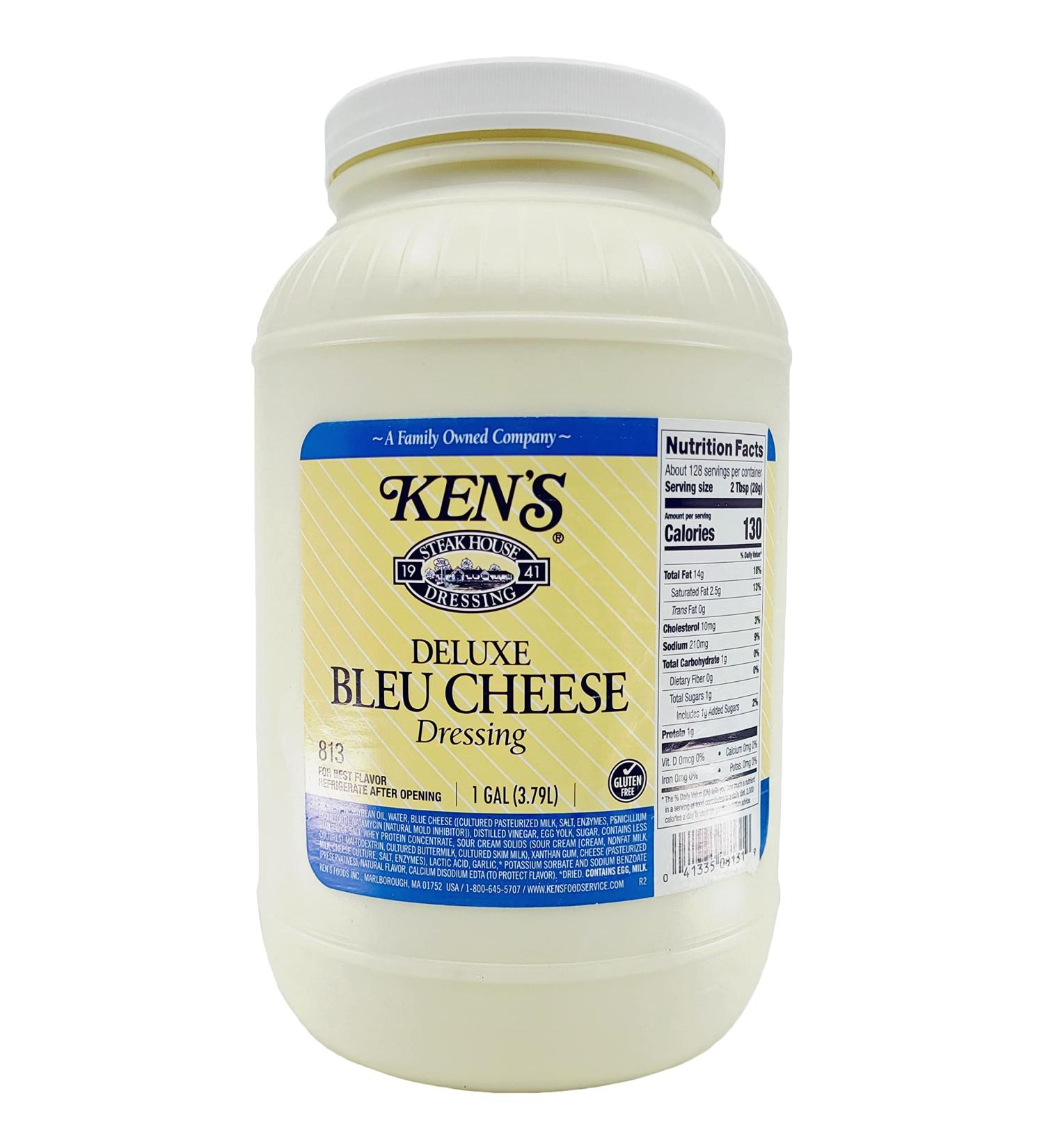 Ken's Foods 1 Gallon Deluxe Blue Cheese Dressing