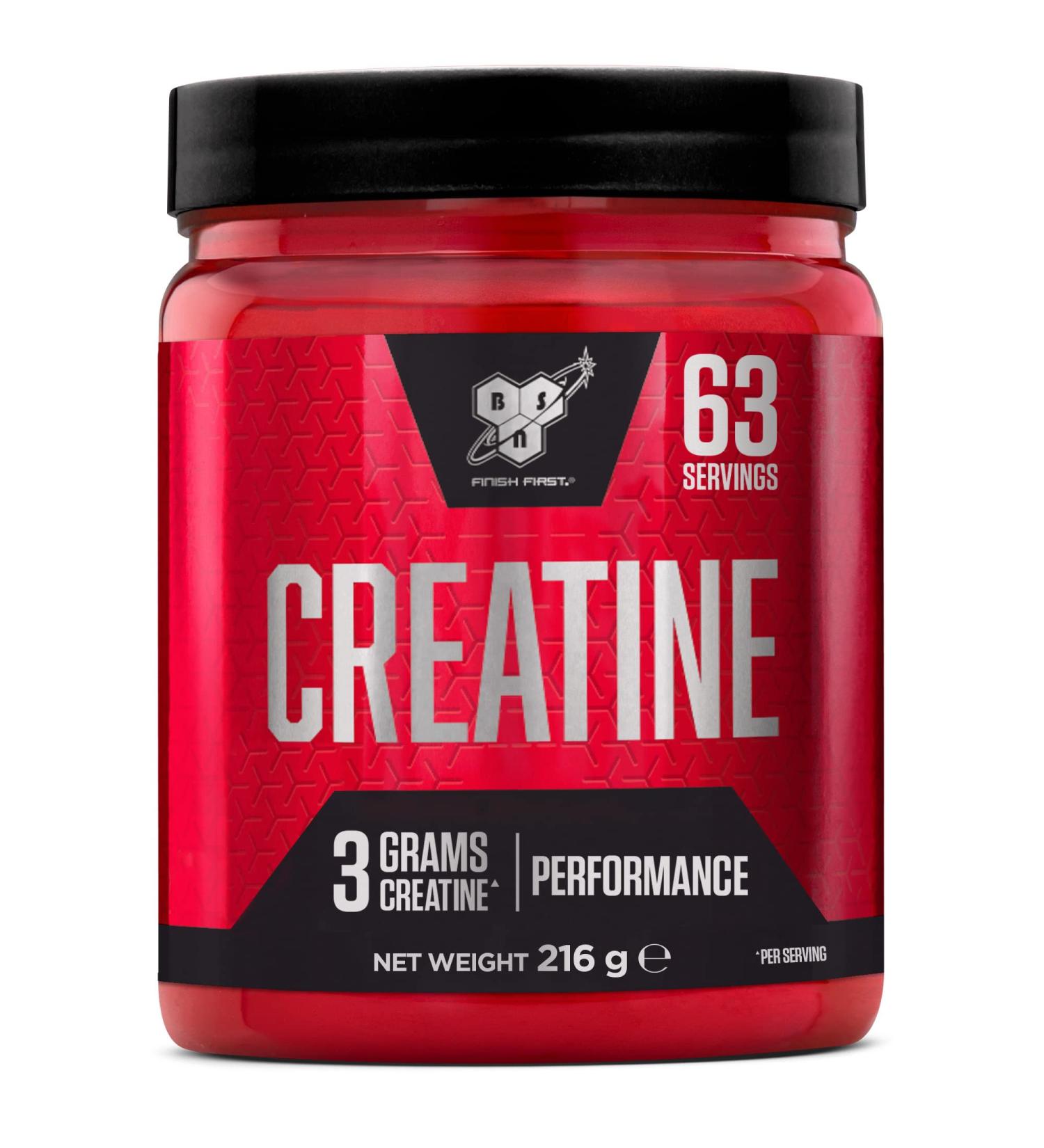 BSN DNA Creatine Monohydrate Powder 216g - Sports Nutrition Supplement for Performance - Unflavoured - Buy Online on GoSupps.com