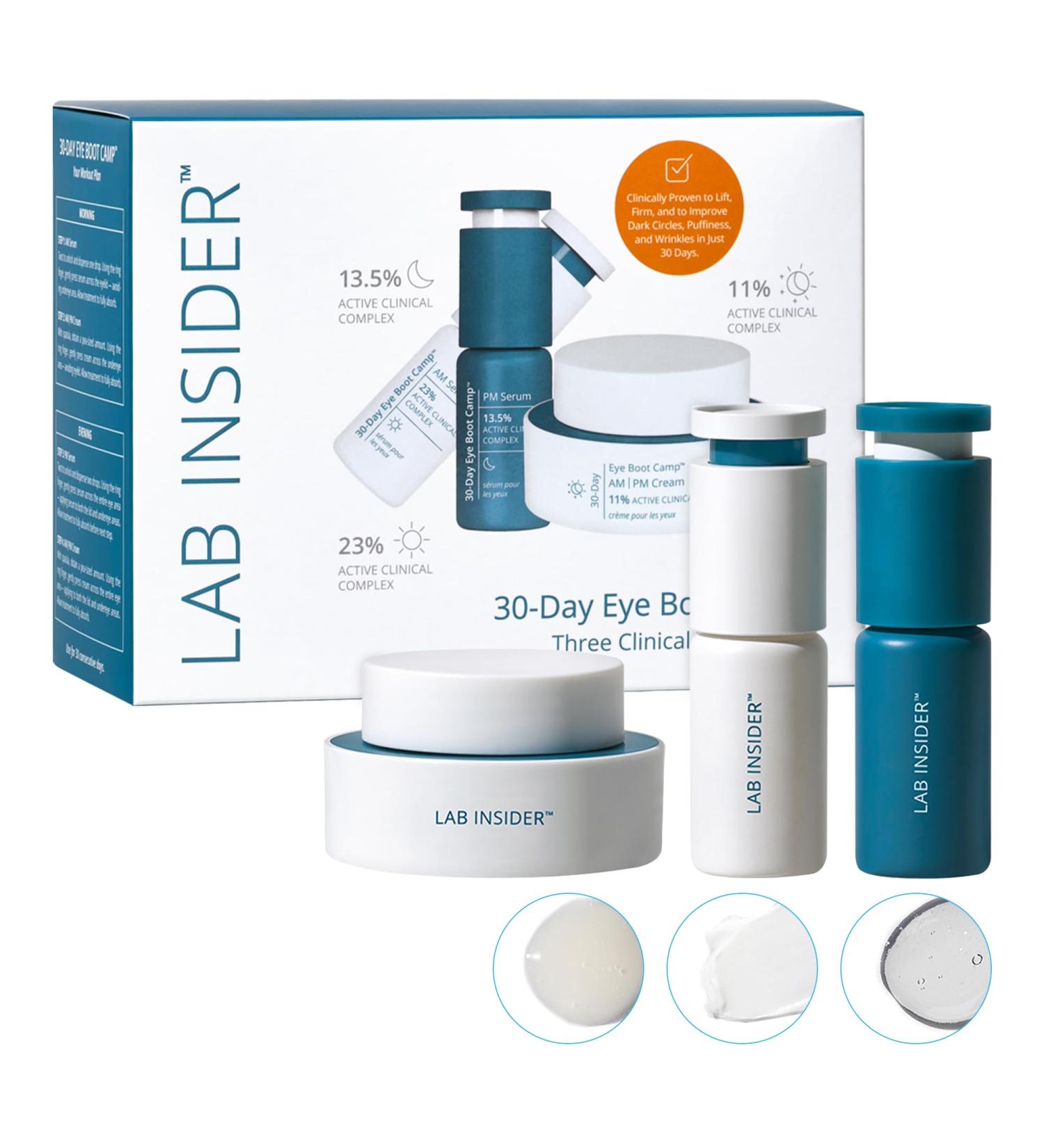 SKINN Caffeine Eye Cream - Brightening & Firming Under Eye Serum for Dark Circles & Puffiness | 30 Day Eye Boot Camp - Buy Online on GoSupps.com