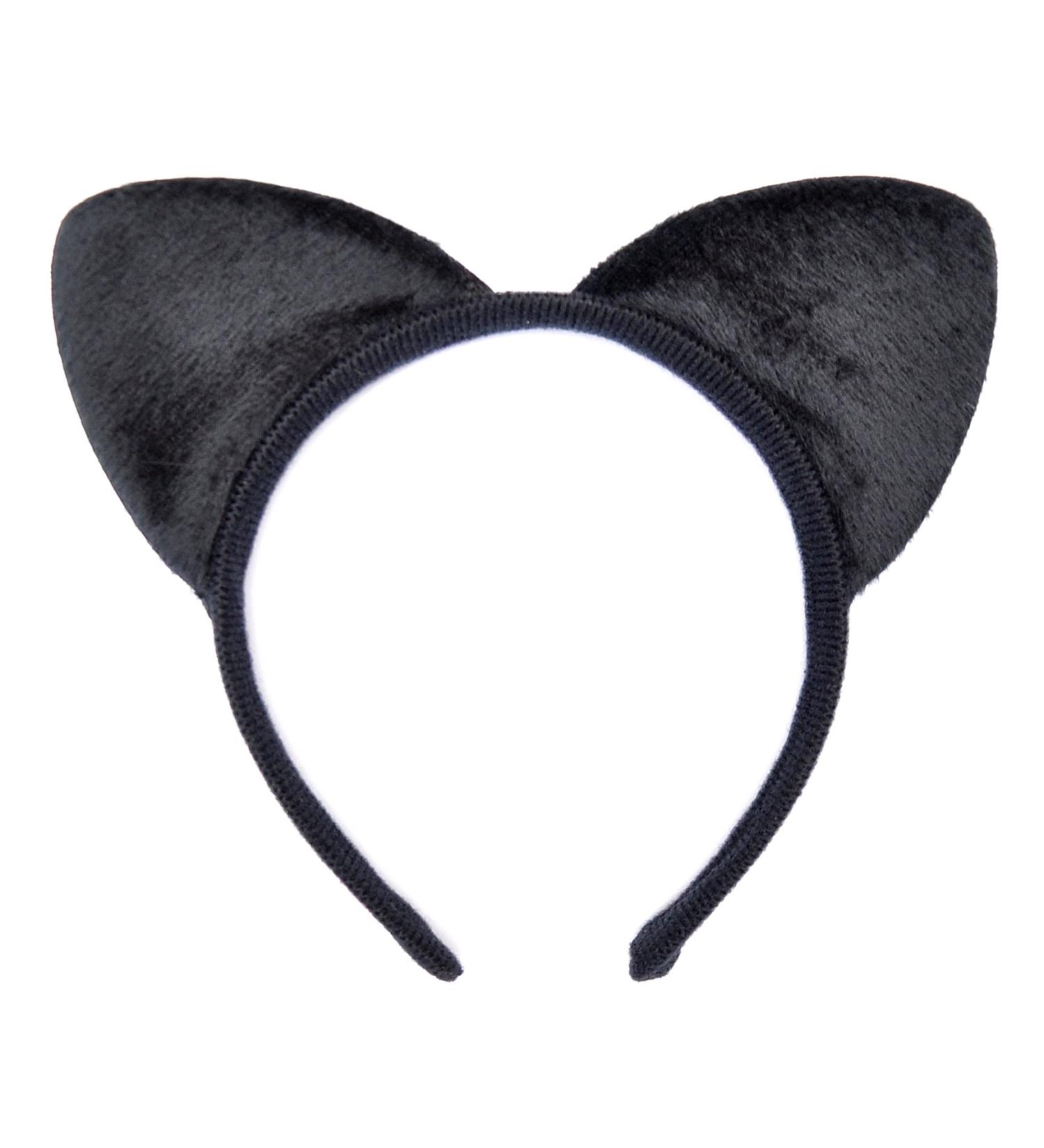 Shop Chelsea Jones Black Soft Fabric Cat Ears Headband - Stylish & Comfortable Hairband for All Occasions | Fast International Shipping - Buy Online on GoSupps.com
