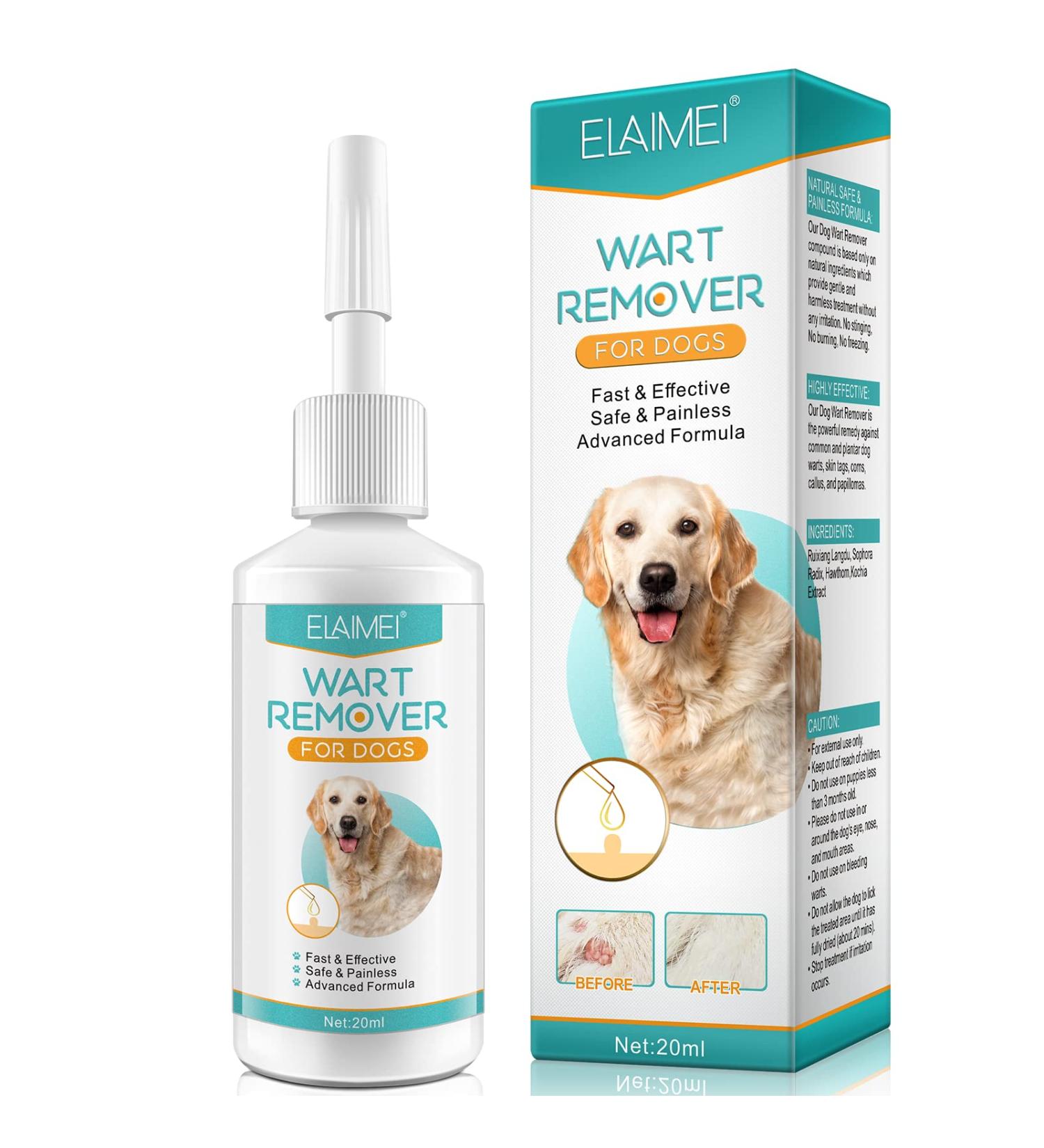 Tioueo Dog Skin Tag Remover Cleaner Dog Wart Remover - Effective & Safe Solution for Canine Wart Skin Tags Corns Callus Painless and No Harm Wart Removal - Buy Online on GoSupps.com