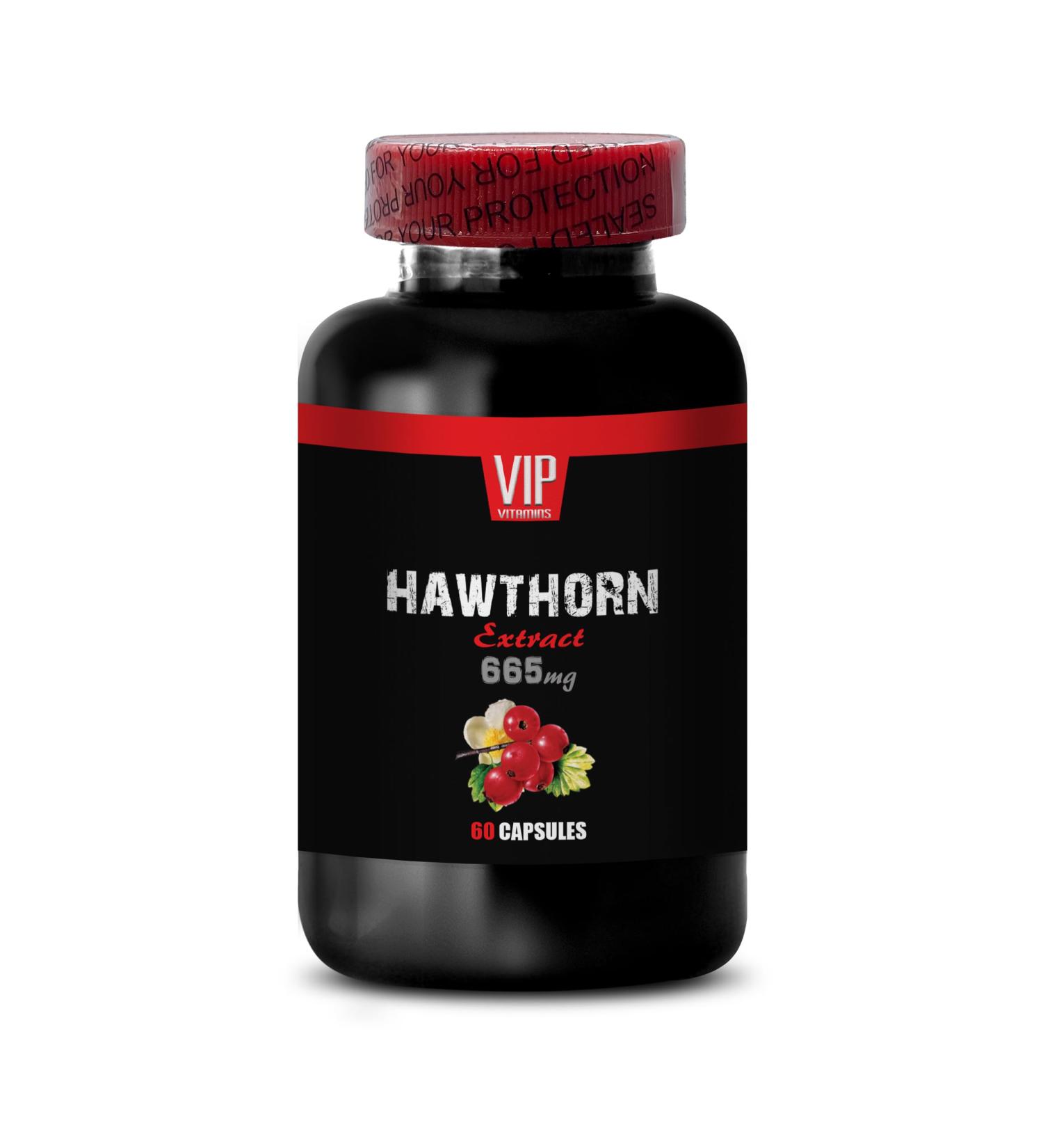 antioxidant - Hawthorn Extract 665MG - Natural Health Support - with Garlic - Premium - Hawthorne Berry Leaves Hawthorn Berry Capsules Organic Organic Berries Hawthorn Extract 1 Bottle 60 Capsules - Buy Online on GoSupps.com
