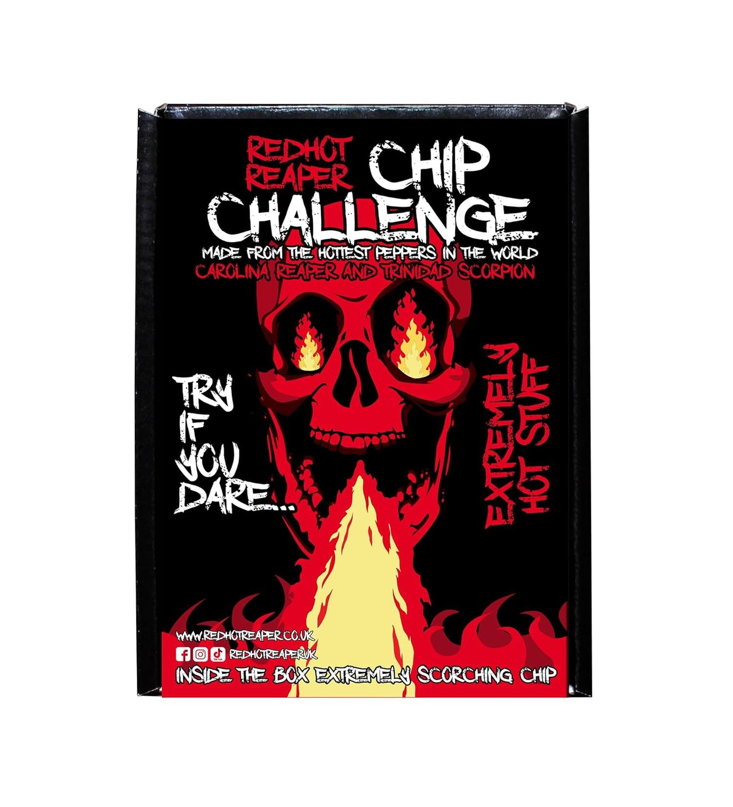 Red Hot Reaper Chip Challenge - Extreme Heat  Hottest Chip Experience - Buy Online on GoSupps.com