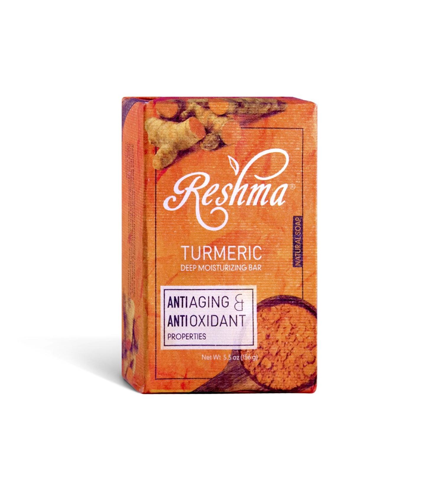 Reshma Beauty Turmeric Soap 5.5 oz - Brightening Turmeric Soap Bar - Buy Online on GoSupps.com
