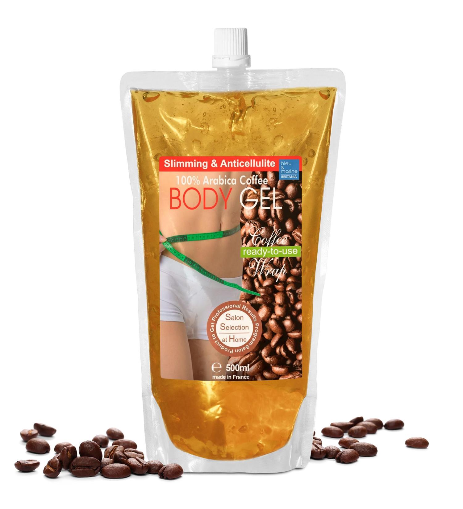 Firming and Anti-Cellulite Gel with Caffeine and Algae 500 ml Intensive Powerful and Sculpting Body Treatment (Legs Stomach Buttocks) for 6x + Firm and Toned Skin - Buy Online on GoSupps.com