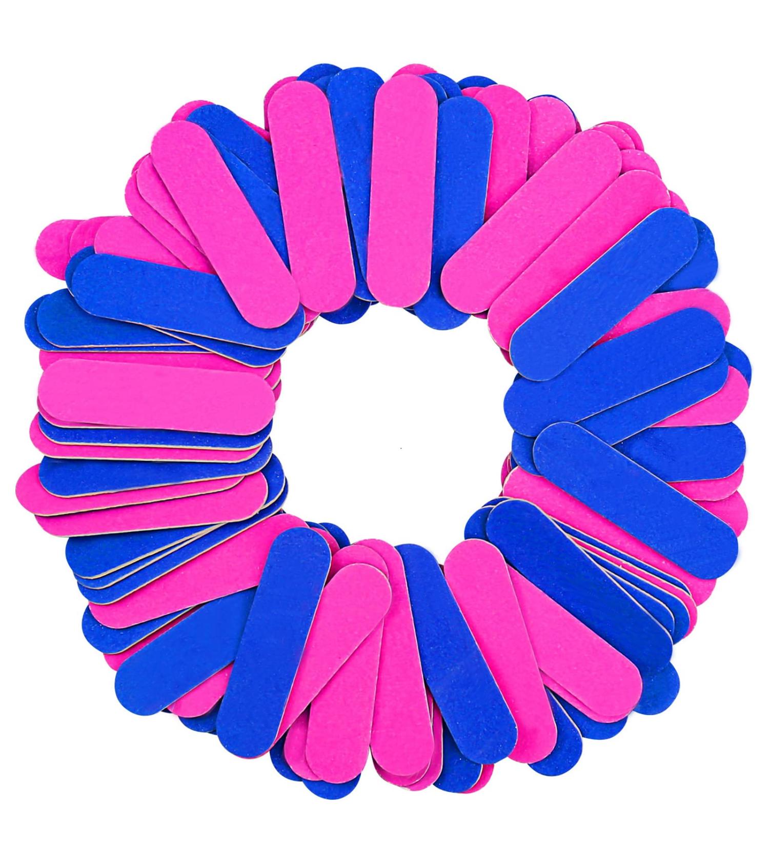 100PCS Nail File Set Disposable Mini Nail File 180/240 Professional Care Mini Nail Files Double Sided Emery Board Buffer Set Grit Double Sided Emery Board for Manicure Nail Studio Home Nail Care - Buy Online on GoSupps.com
