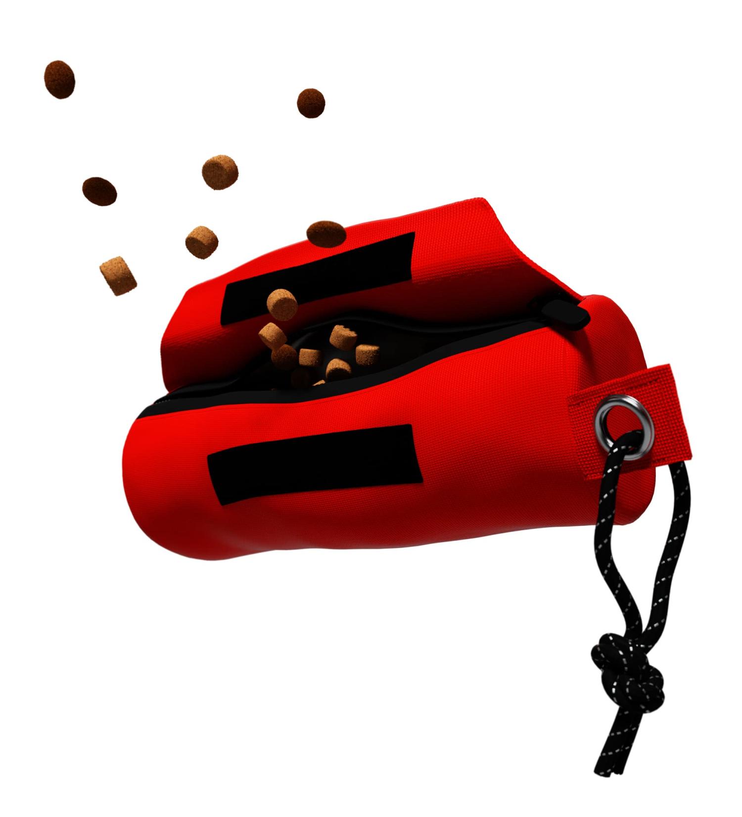 STUCH Tear-Resistant Dog Food Bag - Ideal Wet & Dry Food Dummy for Retrieving - Durable Red Design - Buy Online on GoSupps.com