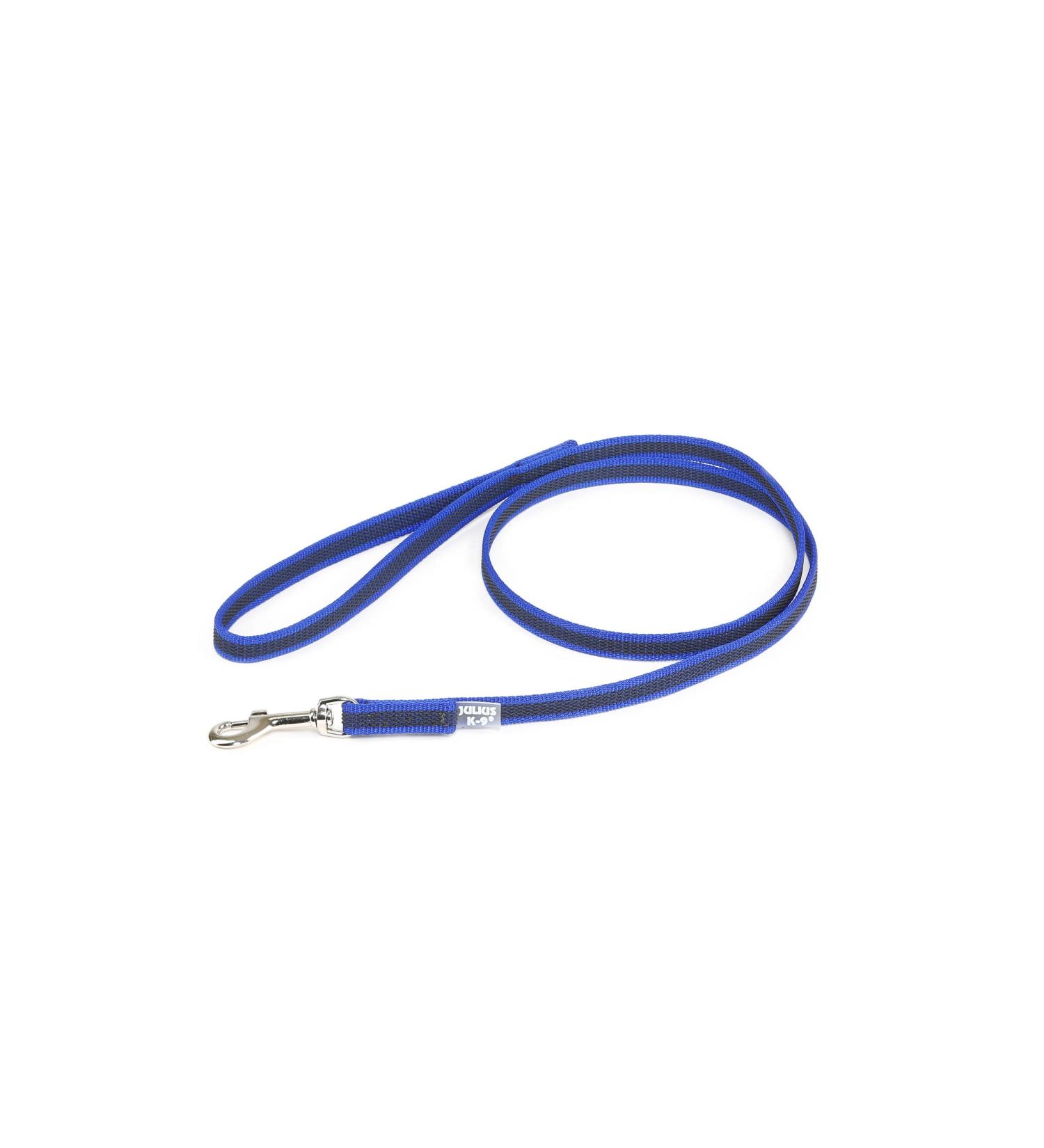 IDC Color & Gray Rubberized Leash - 14mm x 1.2m with Loop | Blue-Grey - Durable & Stylish Dog Leash for International Shipping - Buy Online on GoSupps.com